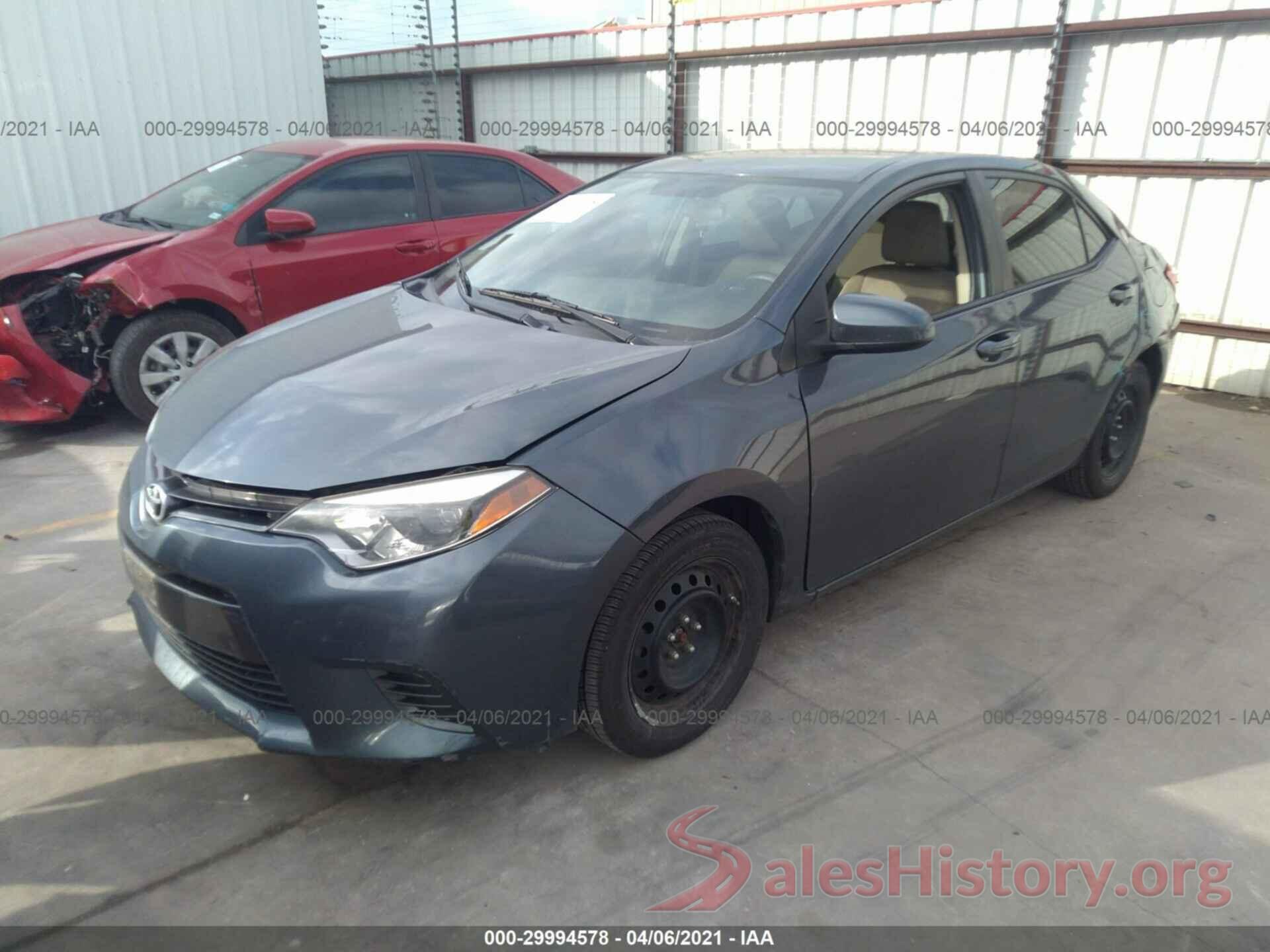 5YFBURHE0GP385450 2016 TOYOTA COROLLA