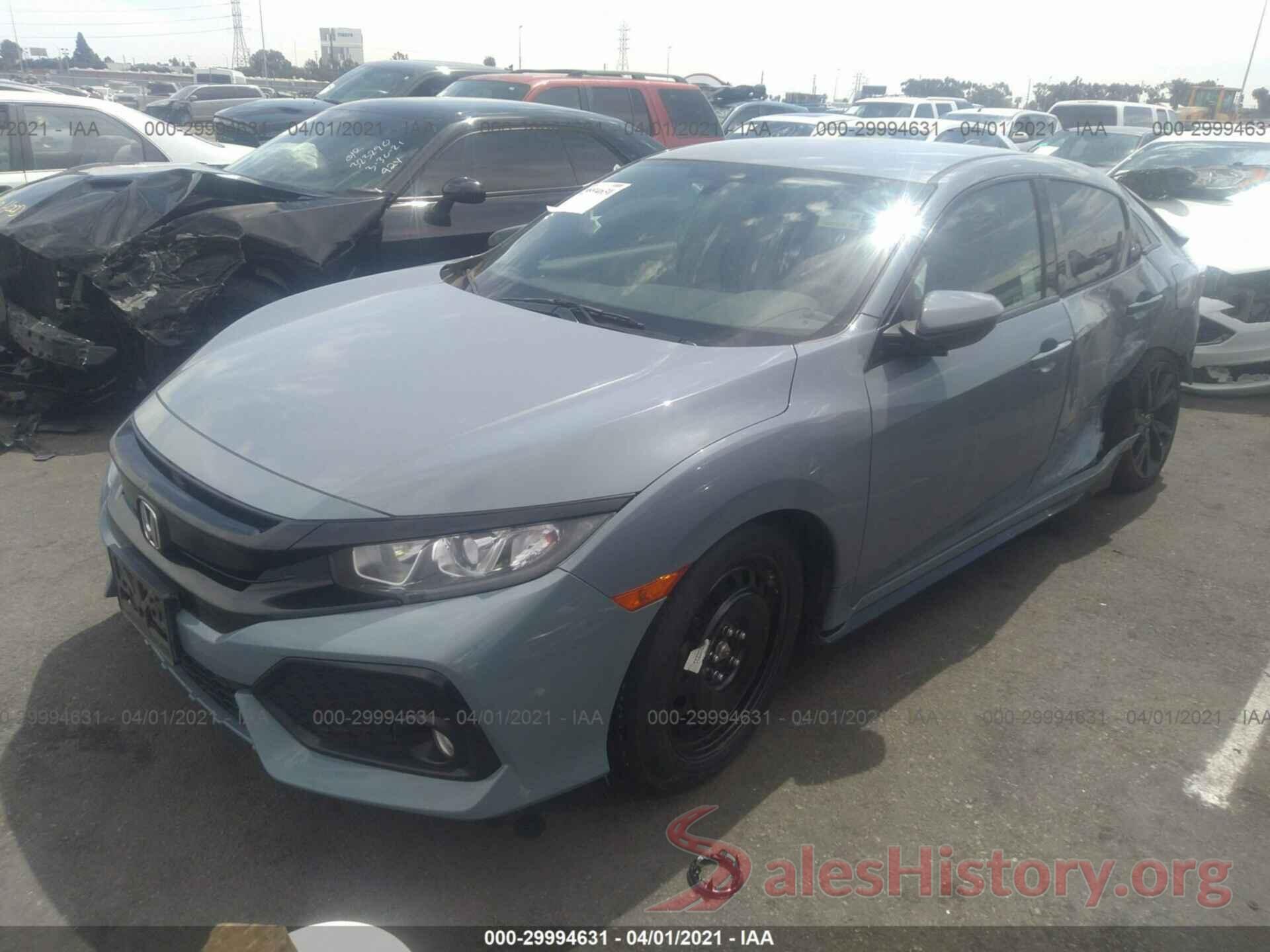 SHHFK7H46HU420460 2017 HONDA CIVIC HATCHBACK