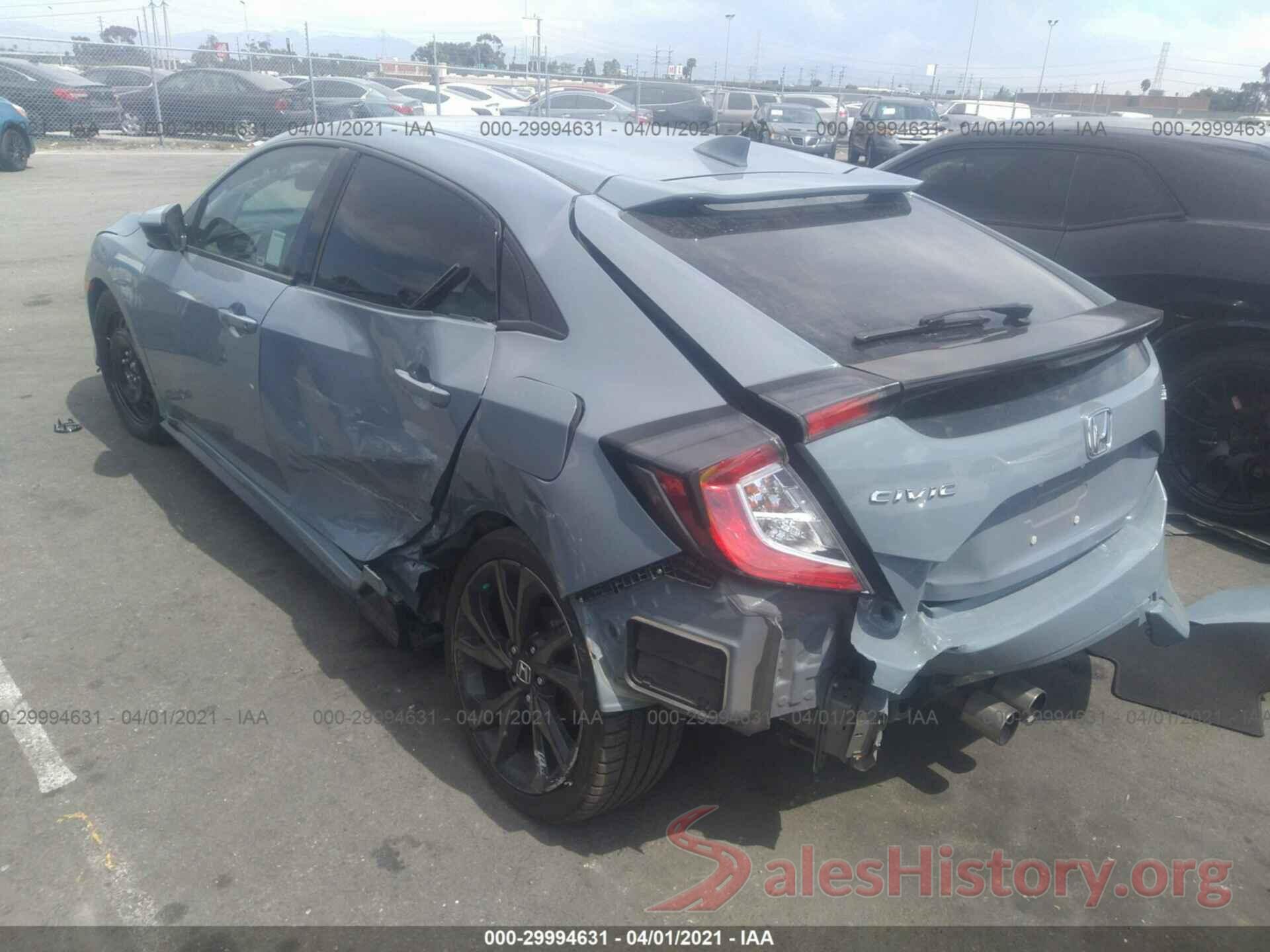 SHHFK7H46HU420460 2017 HONDA CIVIC HATCHBACK