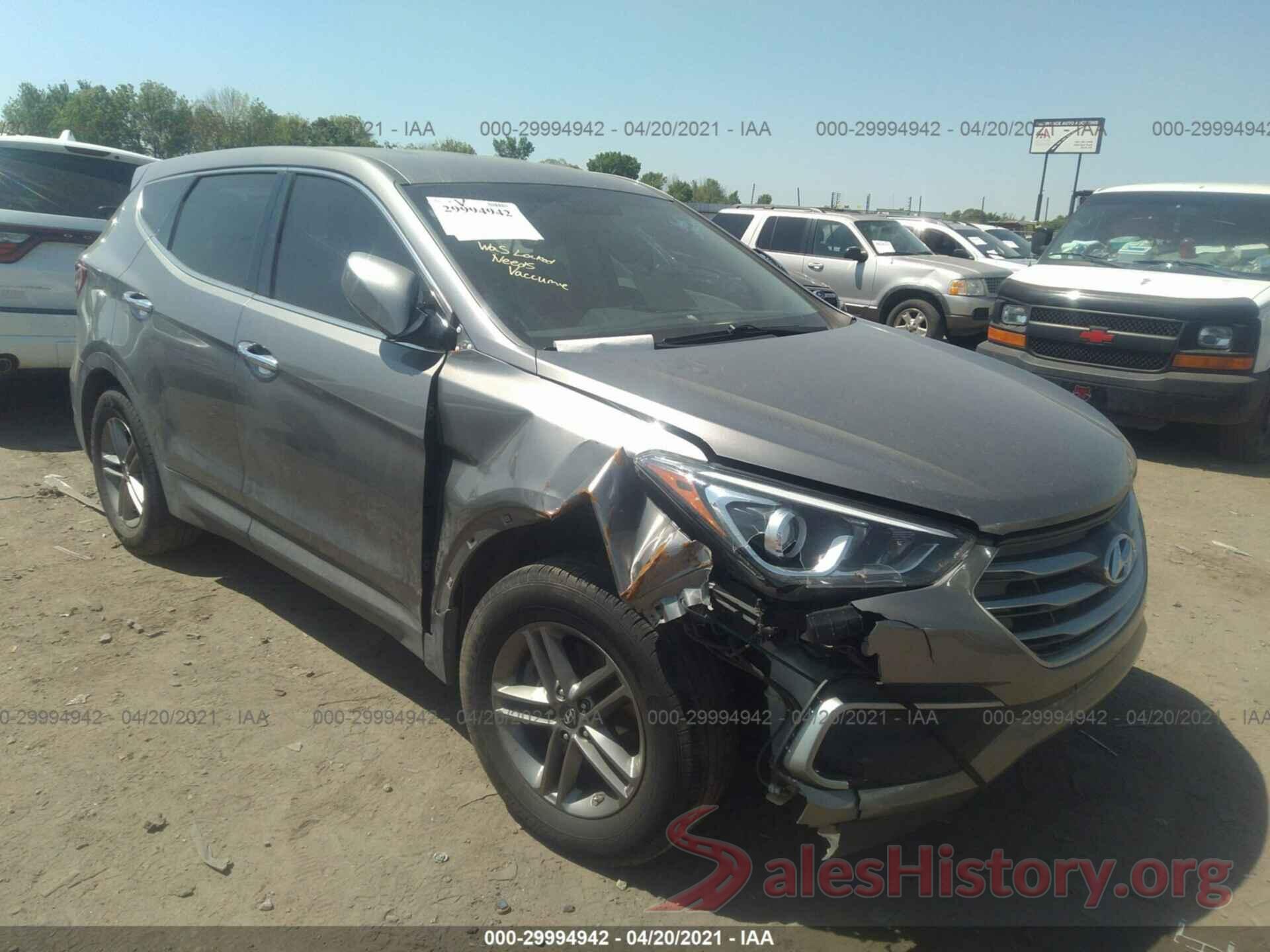 5XYZT3LB8JG543928 2018 HYUNDAI SANTA FE SPORT