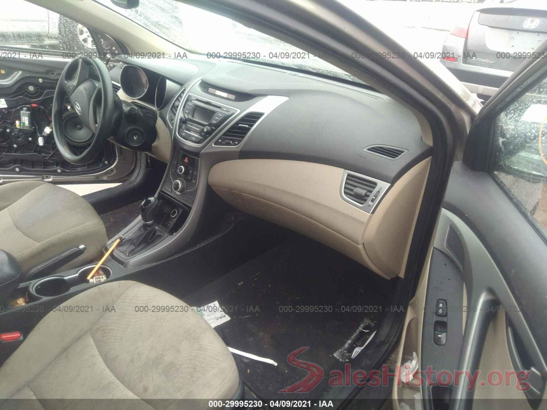 5NPDH4AE7GH766820 2016 HYUNDAI ELANTRA