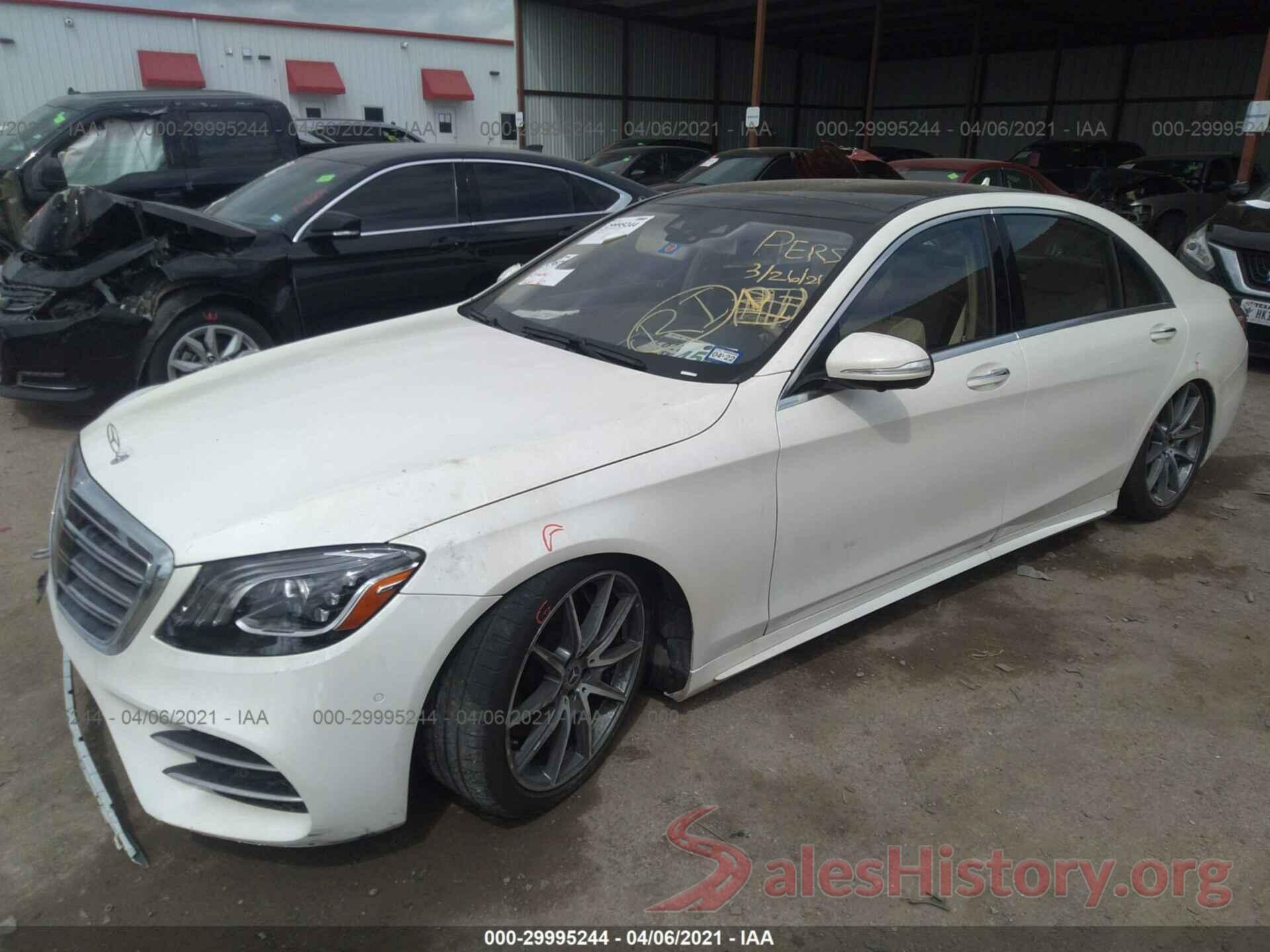 WDDUG6GB8LA511192 2020 MERCEDES-BENZ S-CLASS