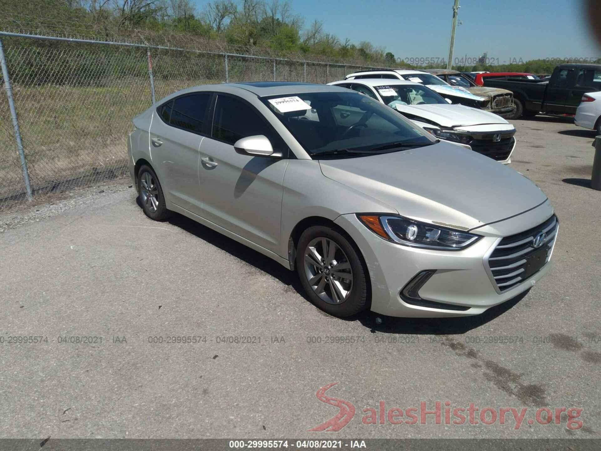 5NPD84LF6HH155300 2017 HYUNDAI ELANTRA