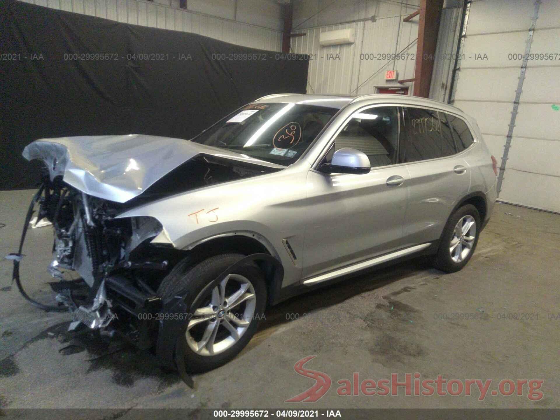 5UXTY5C02M9F18693 2021 BMW X3