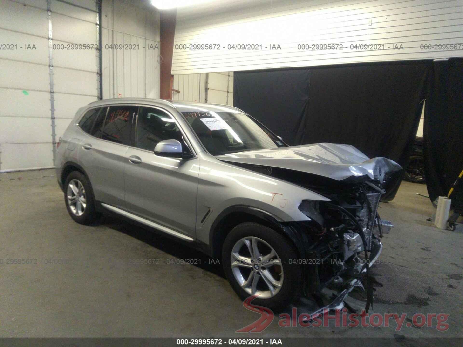 5UXTY5C02M9F18693 2021 BMW X3