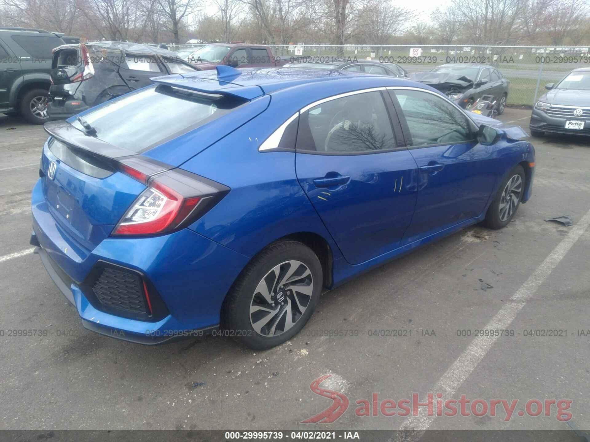 SHHFK7H22HU421250 2017 HONDA CIVIC HATCHBACK