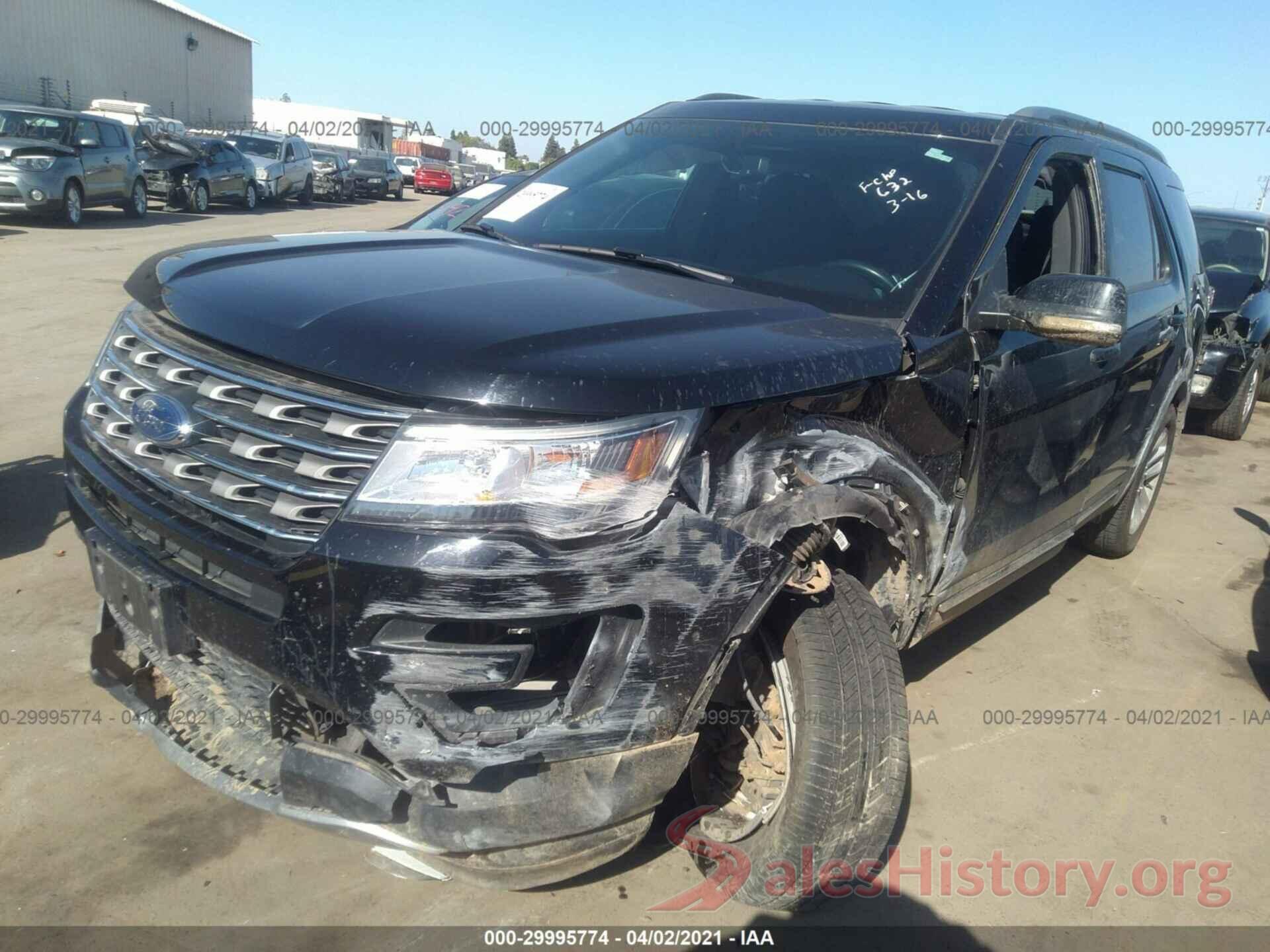 1FM5K7D84HGD91192 2017 FORD EXPLORER