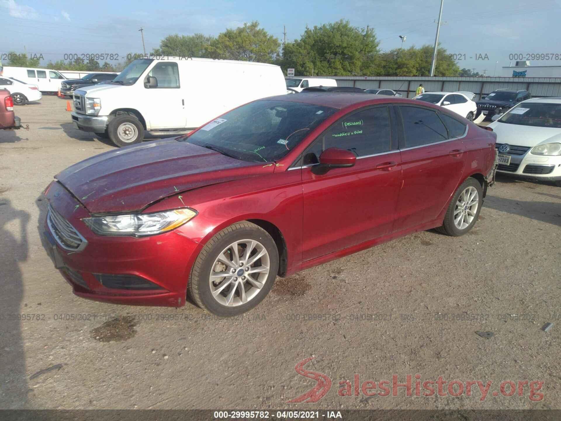 3FA6P0HD0HR322040 2017 FORD FUSION