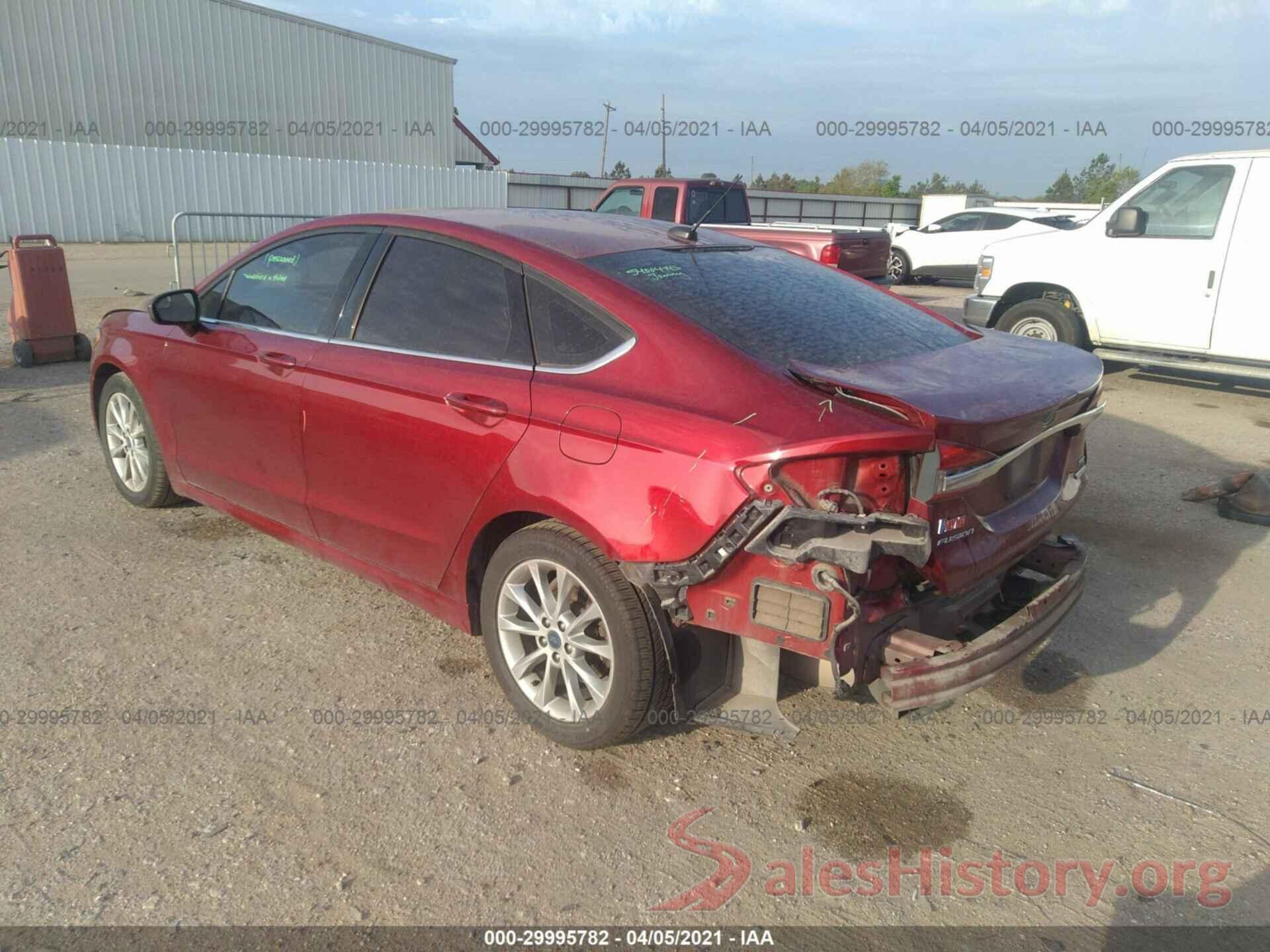 3FA6P0HD0HR322040 2017 FORD FUSION