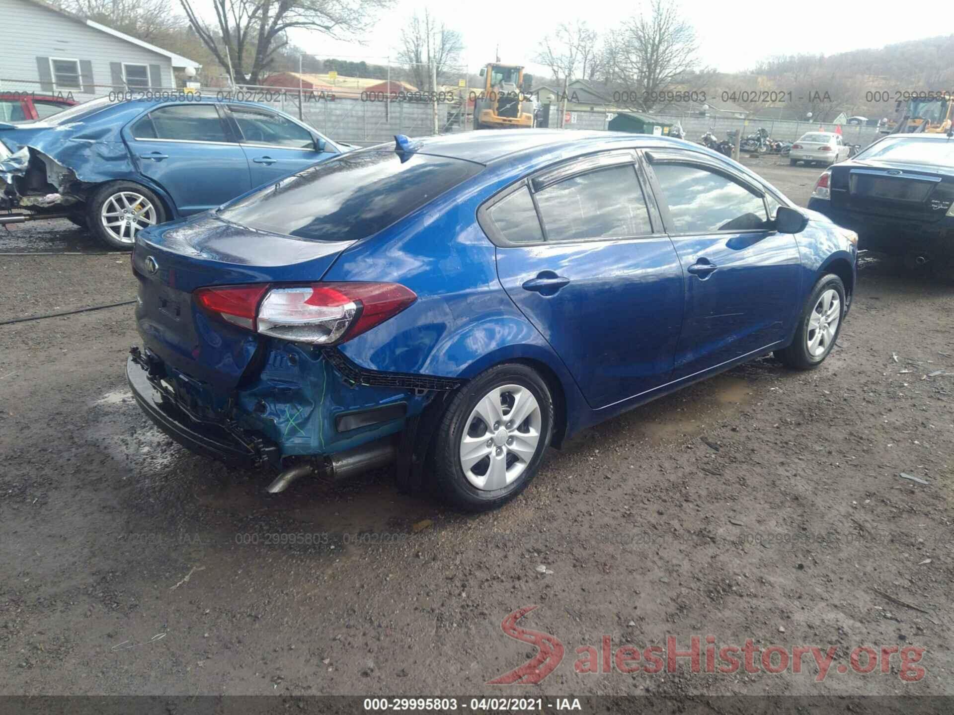 3KPFK4A70JE168270 2018 KIA FORTE