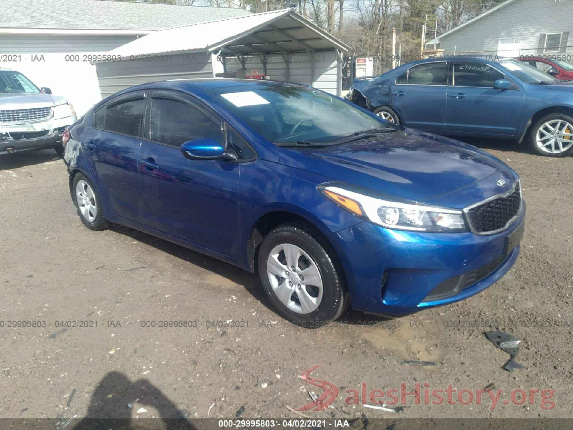 3KPFK4A70JE168270 2018 KIA FORTE