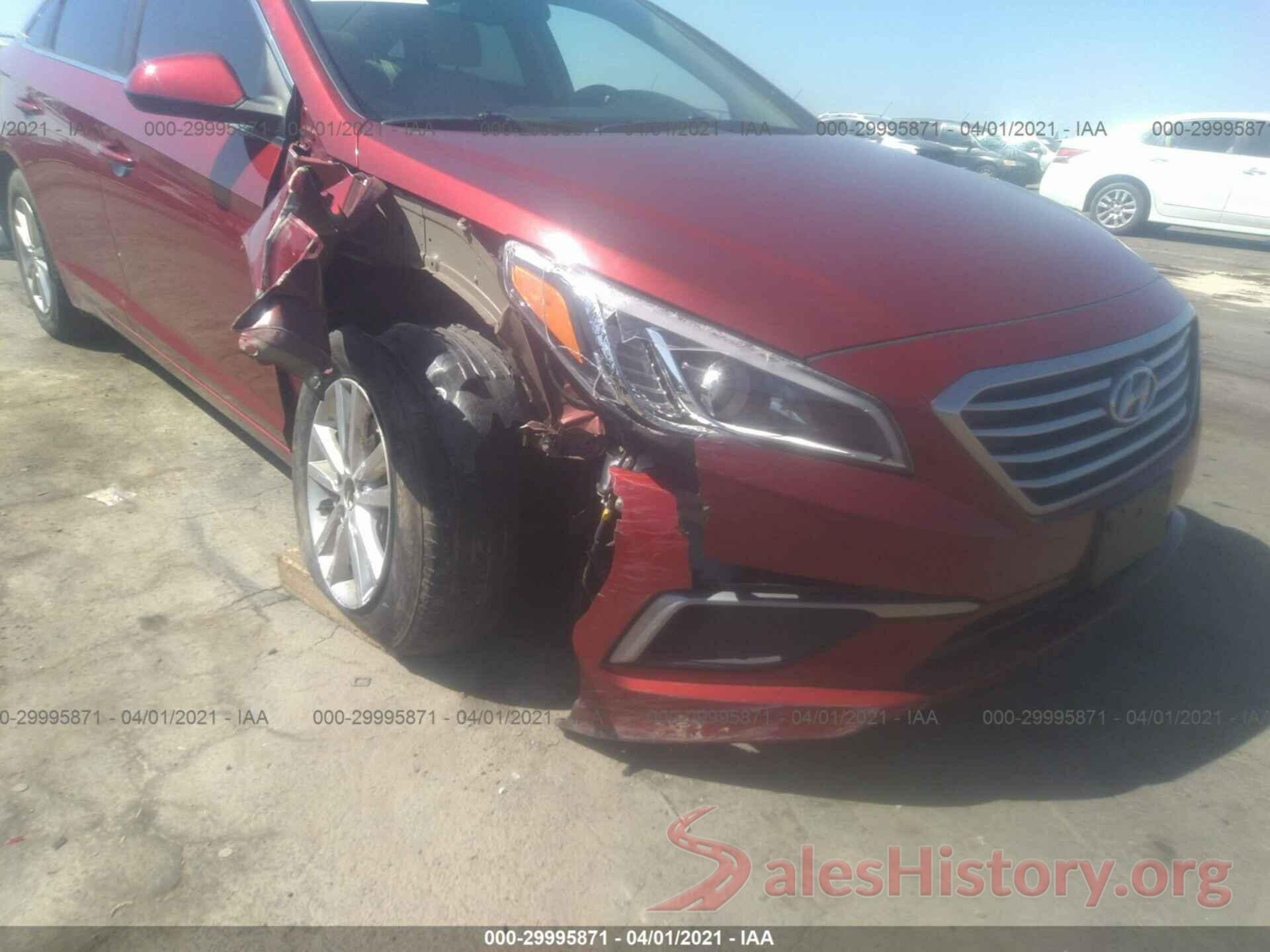 5NPE24AF9GH279939 2016 HYUNDAI SONATA