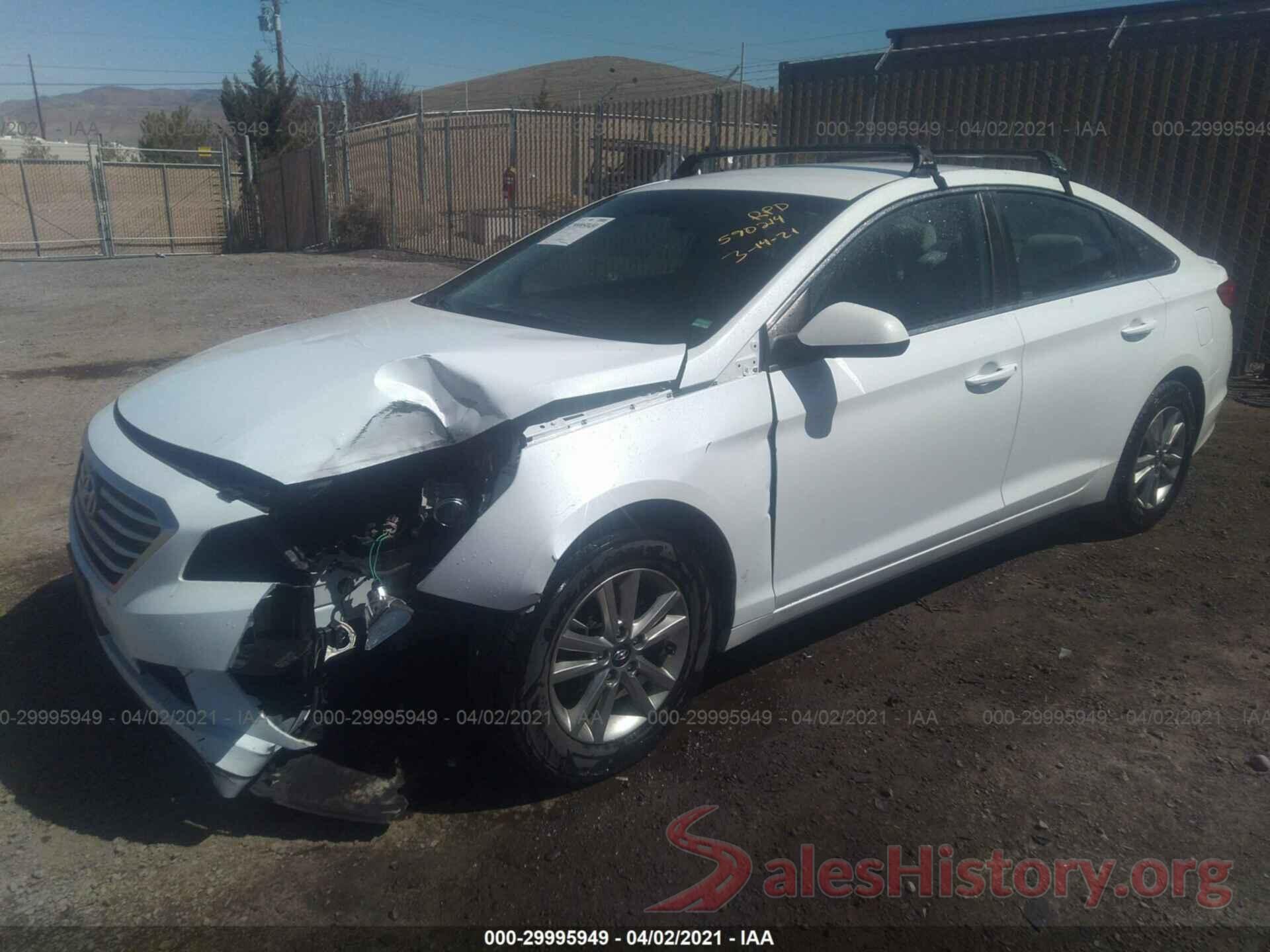 5NPE24AF6HH590214 2017 HYUNDAI SONATA