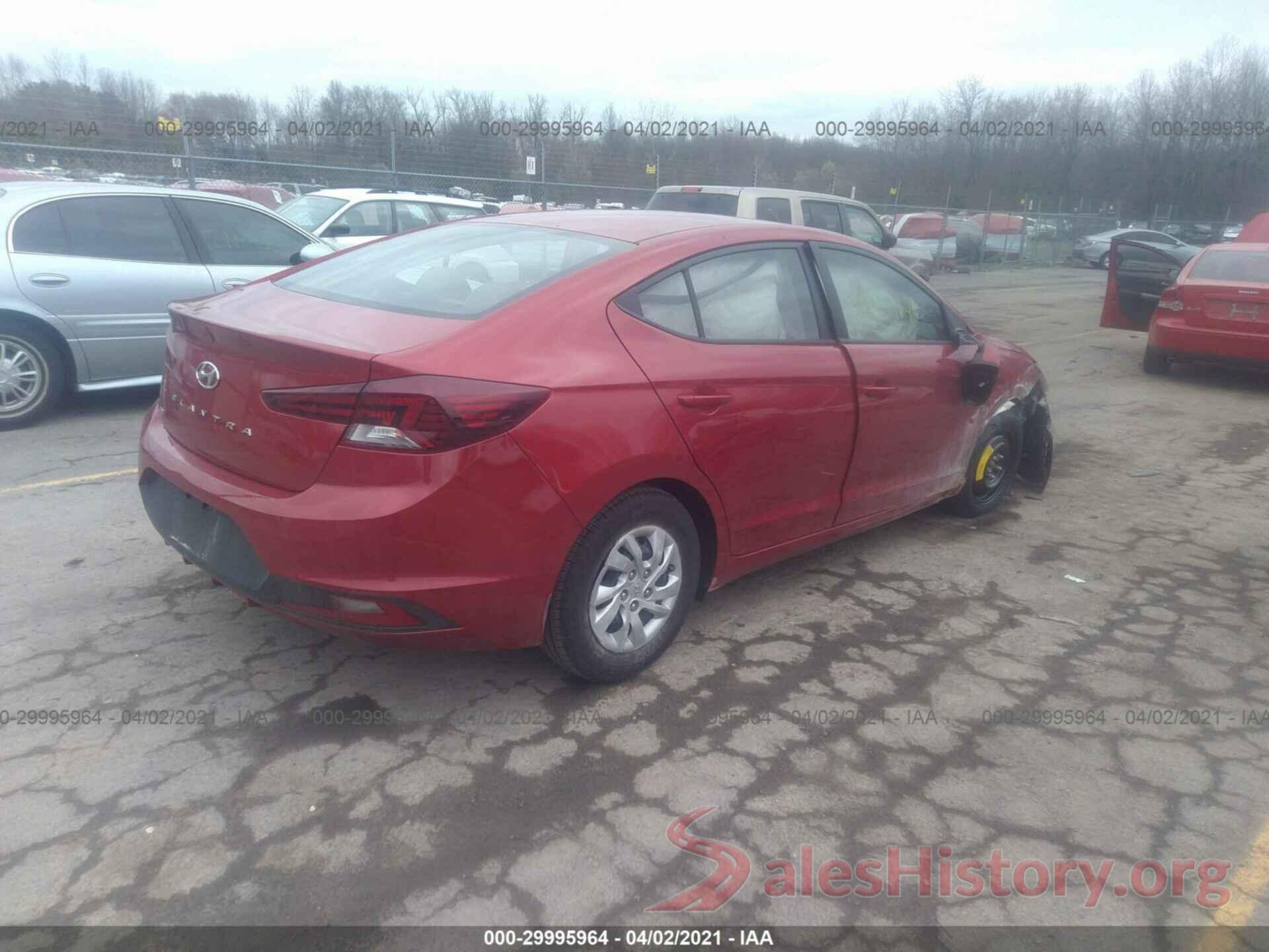 5NPD74LF7LH543079 2020 HYUNDAI ELANTRA