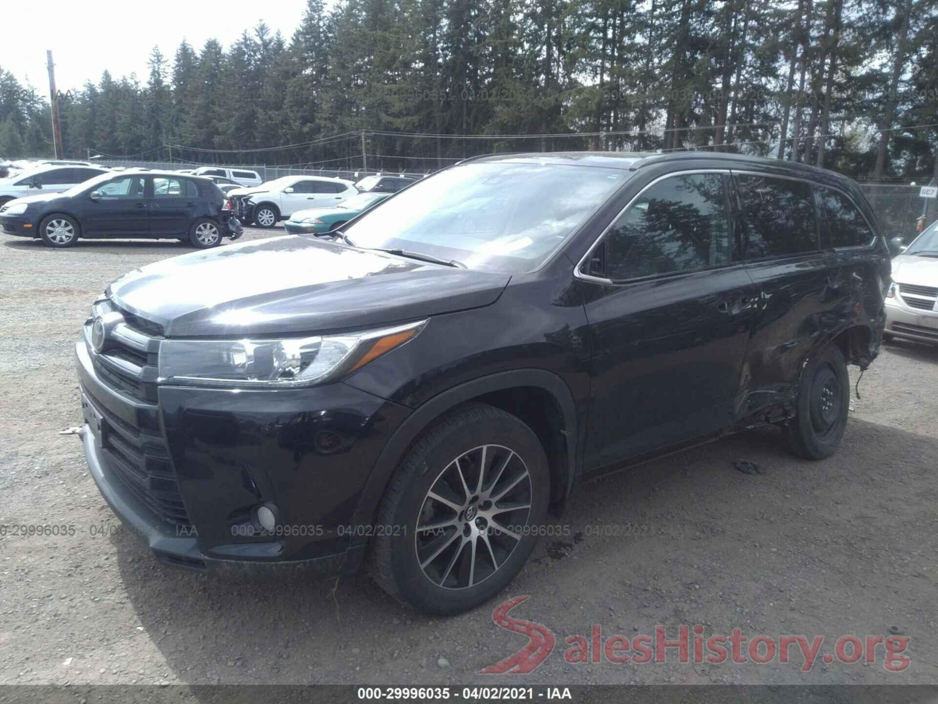 5TDJZRFH9HS406007 2017 TOYOTA HIGHLANDER