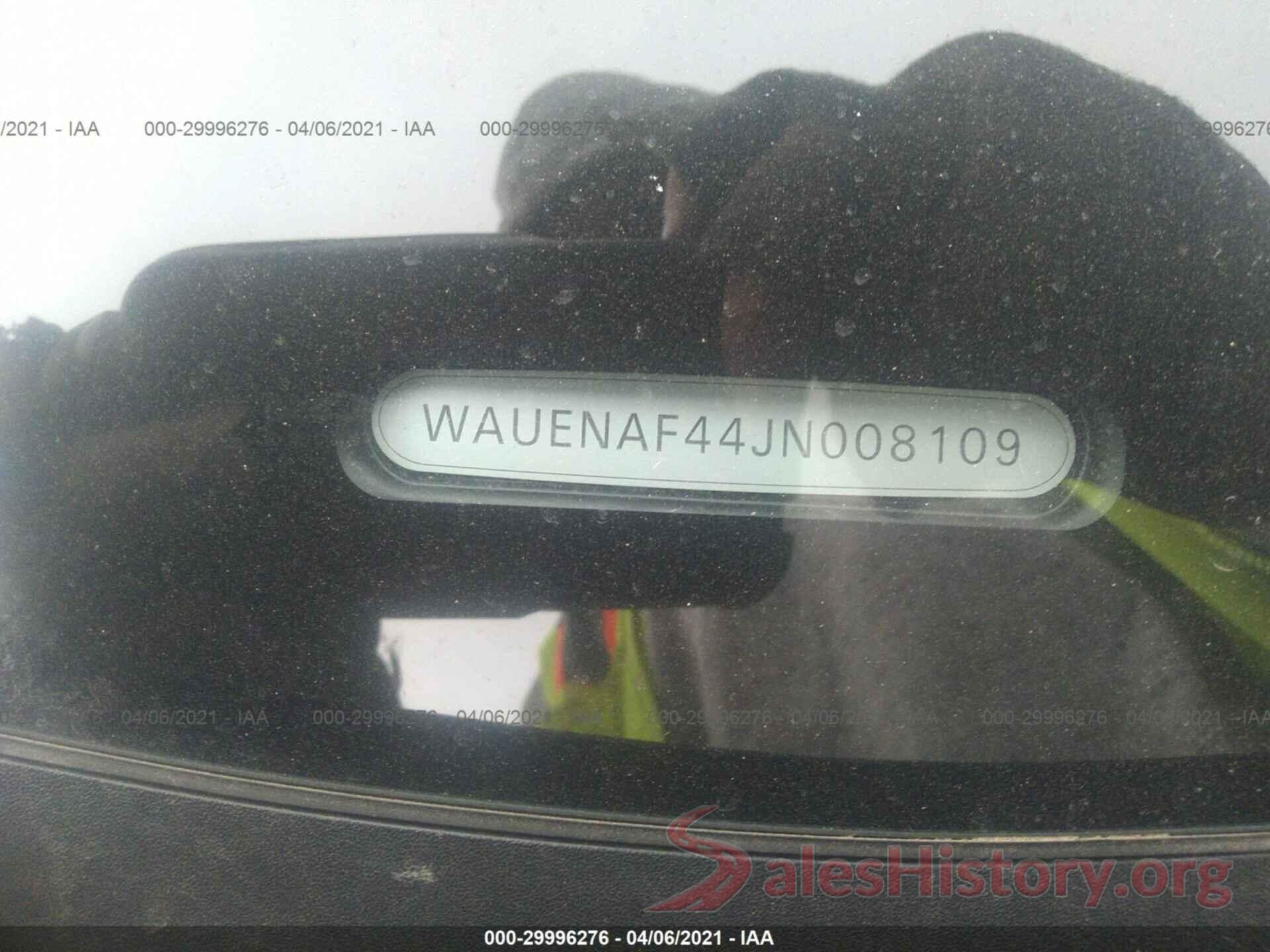 WAUENAF44JN008109 2018 AUDI A4