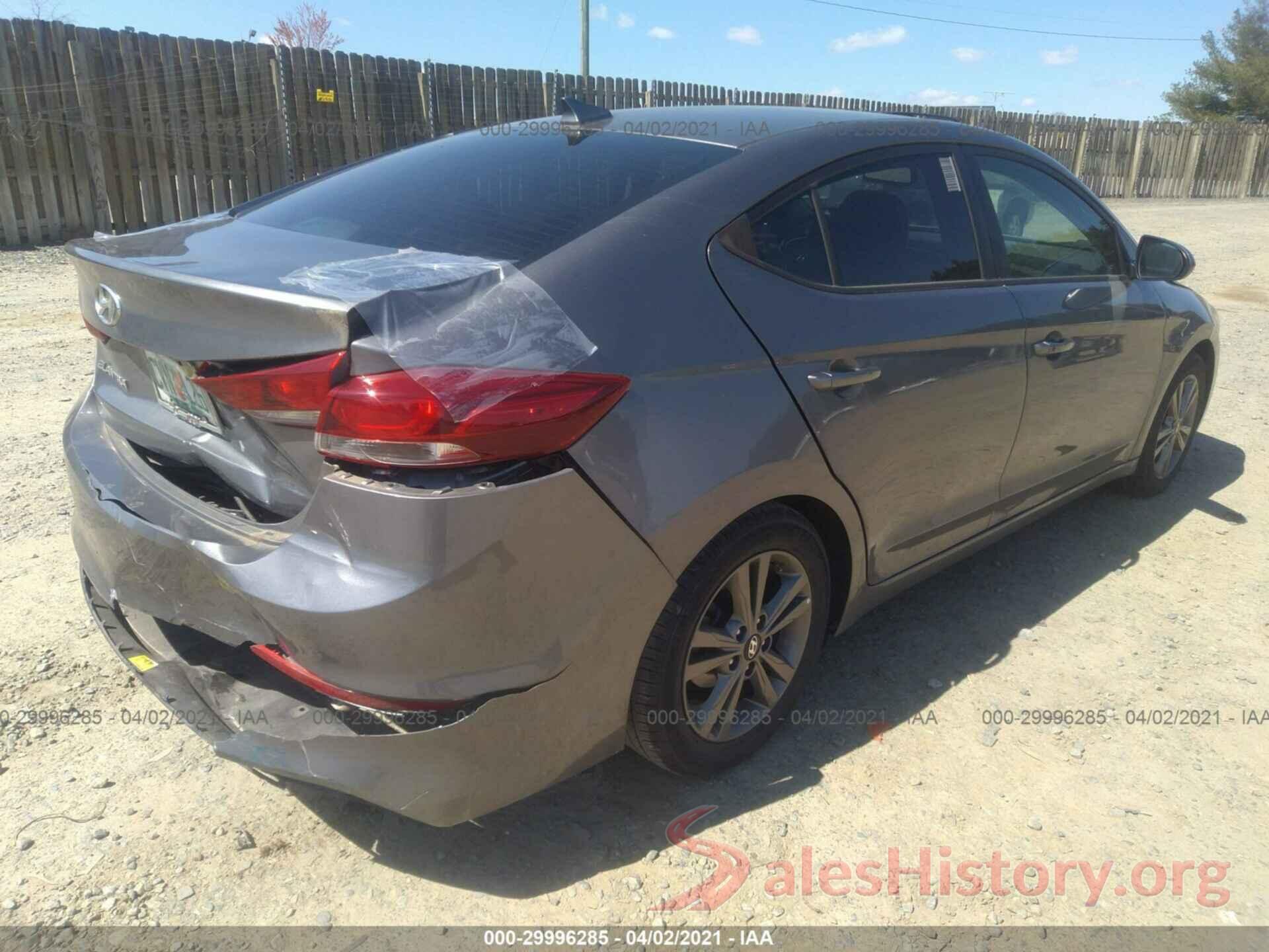 5NPD84LF1JH259215 2018 HYUNDAI ELANTRA