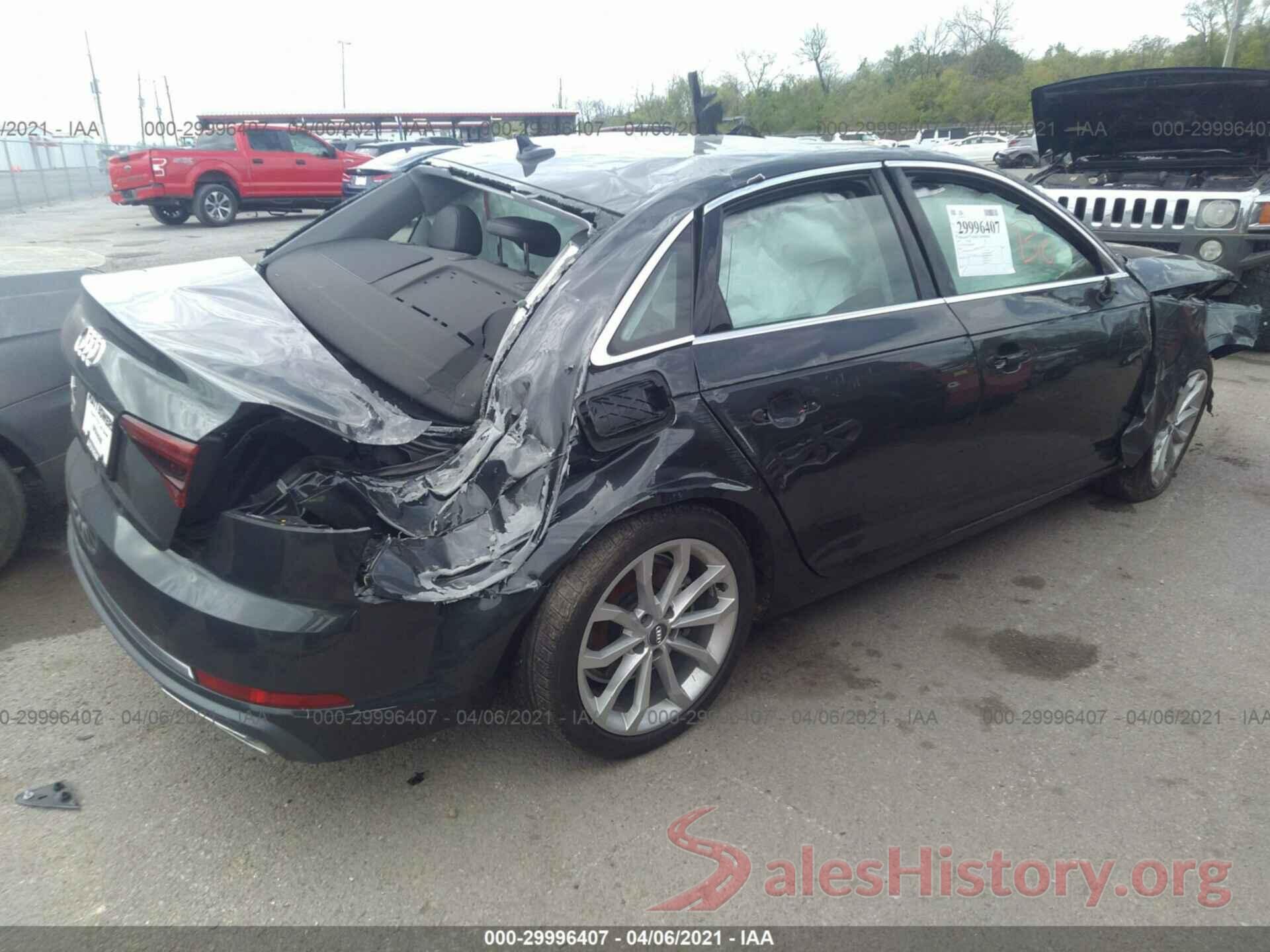 WAUGMAF40KN007407 2019 AUDI A4