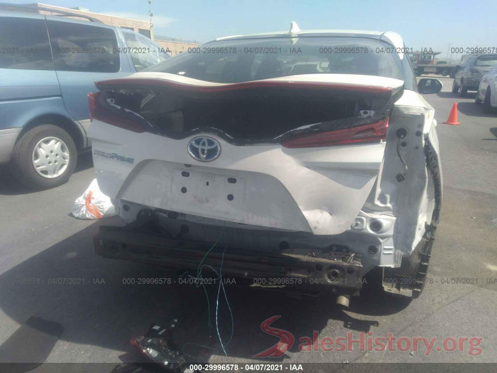 JTDKARFPXJ3087257 2018 TOYOTA PRIUS PRIME