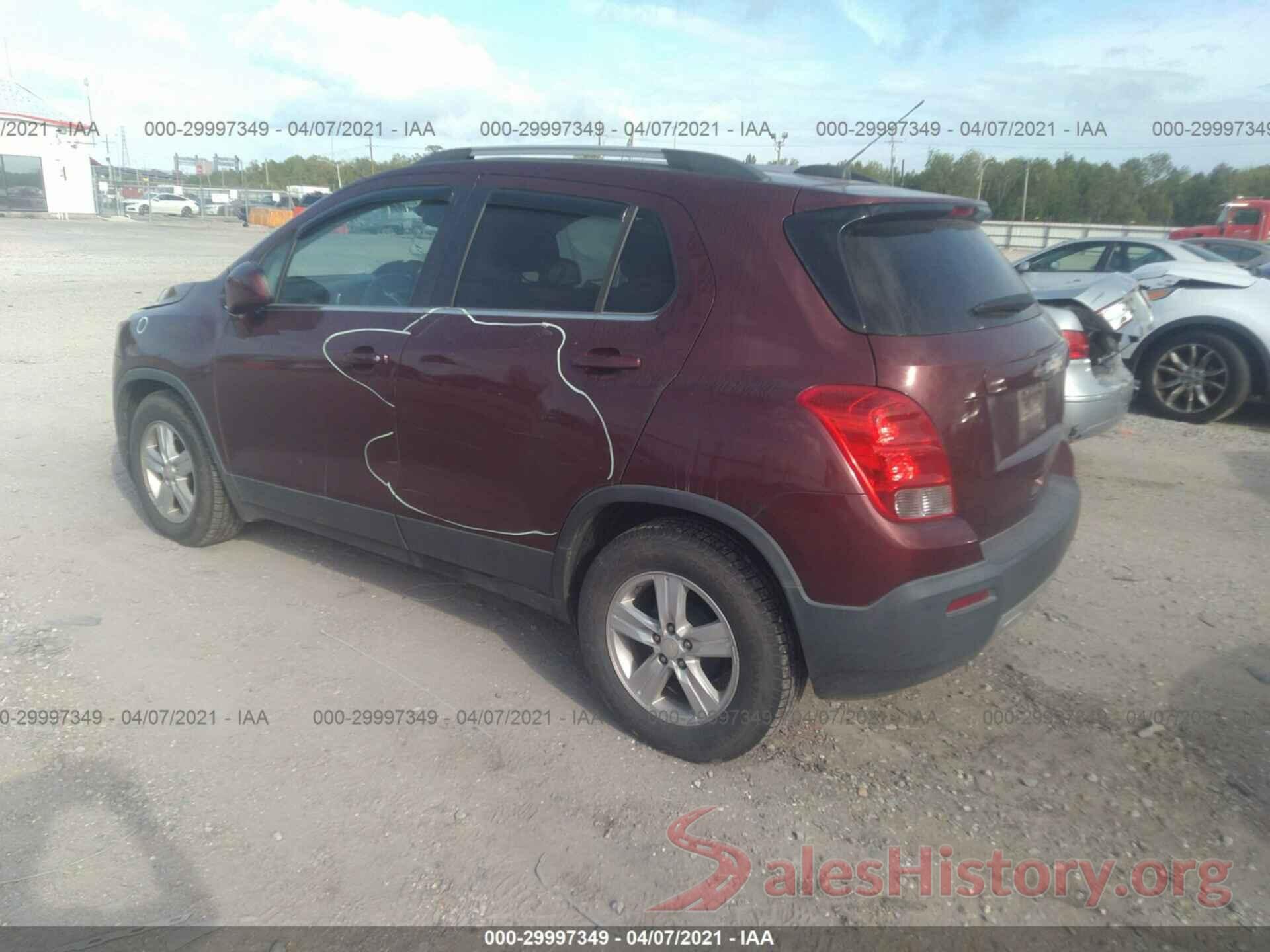 3GNCJLSB8GL145950 2016 CHEVROLET TRAX