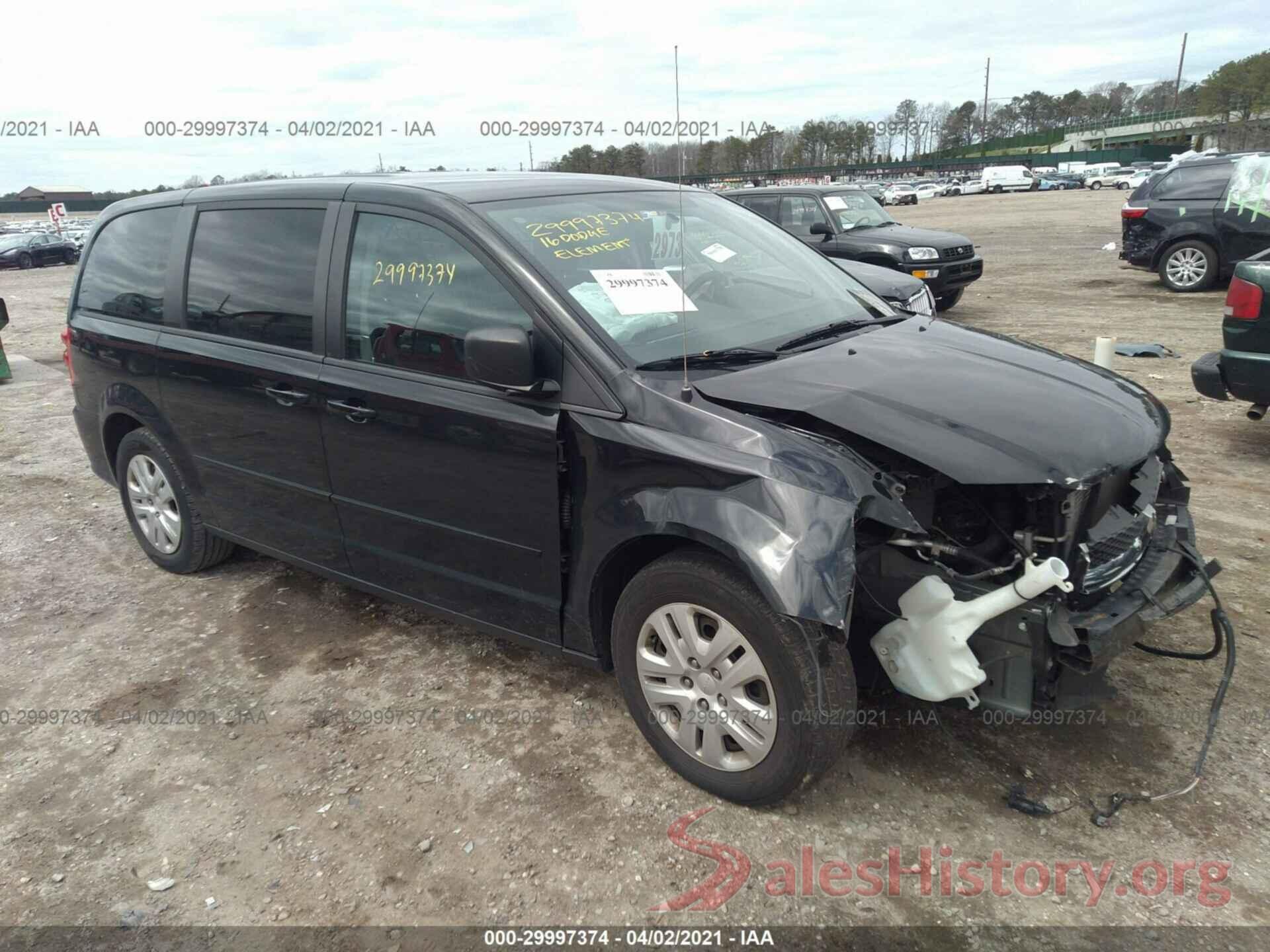 2C4RDGBG0GR374624 2016 DODGE GRAND CARAVAN