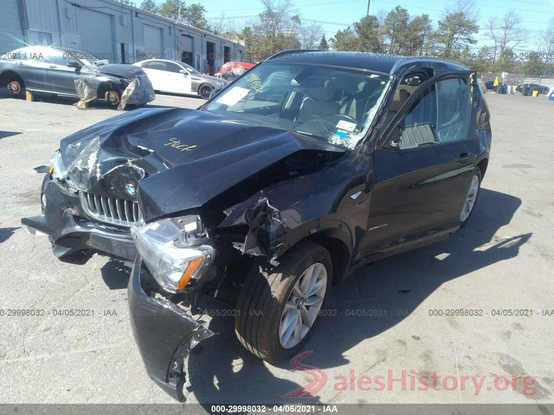 5UXWX9C35H0T20506 2017 BMW X3