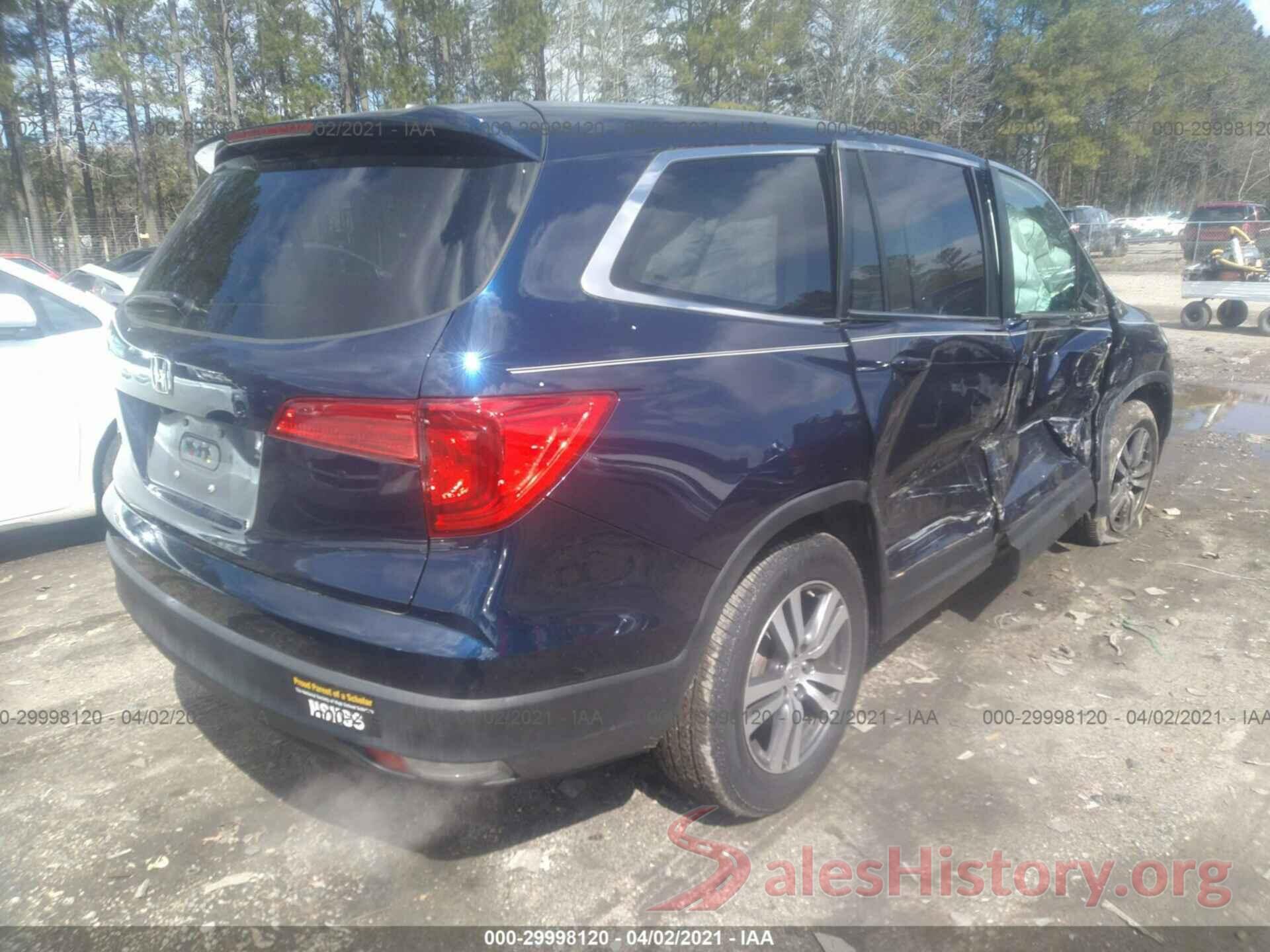 5FNYF5H36GB037420 2016 HONDA PILOT