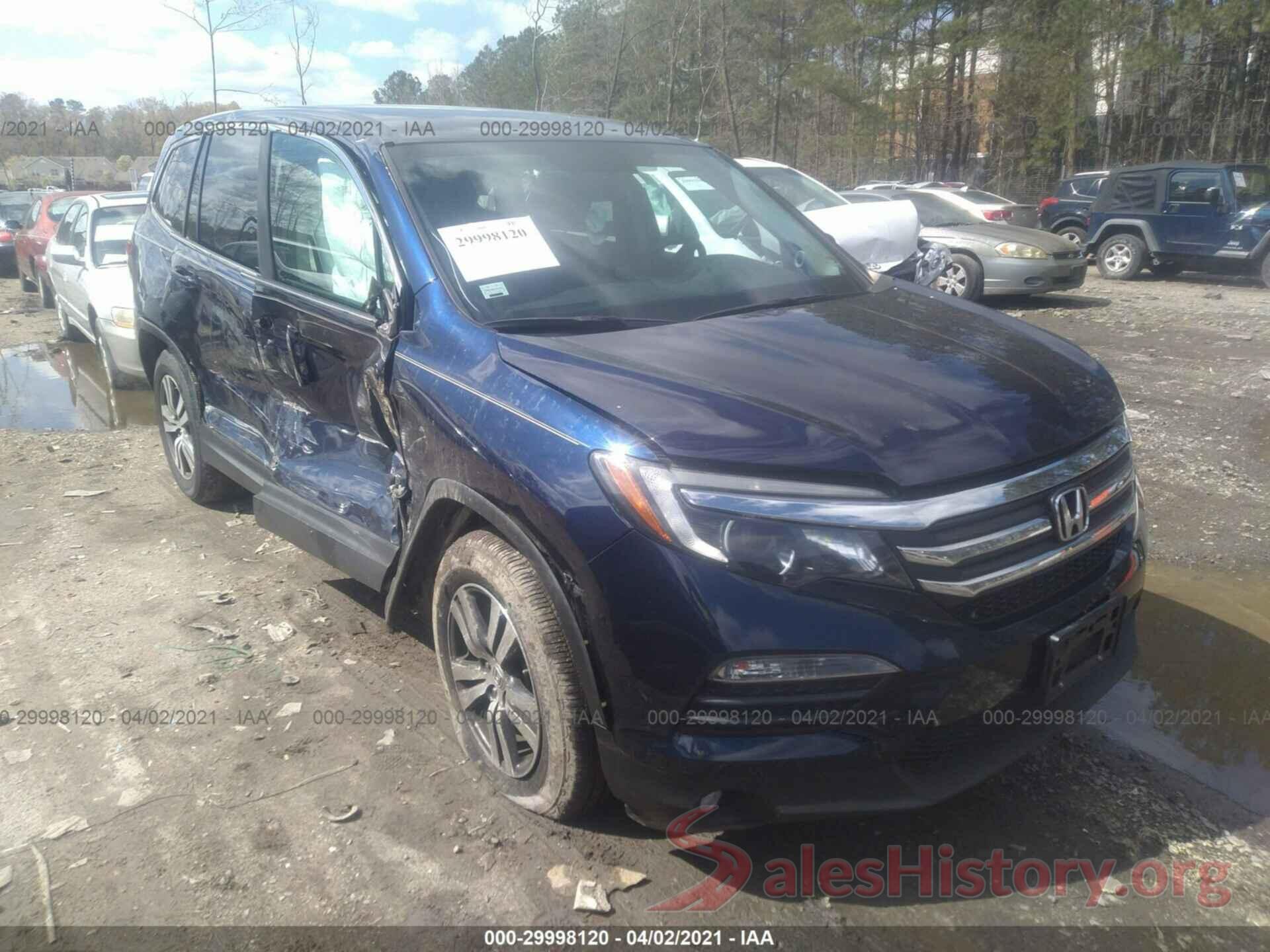 5FNYF5H36GB037420 2016 HONDA PILOT