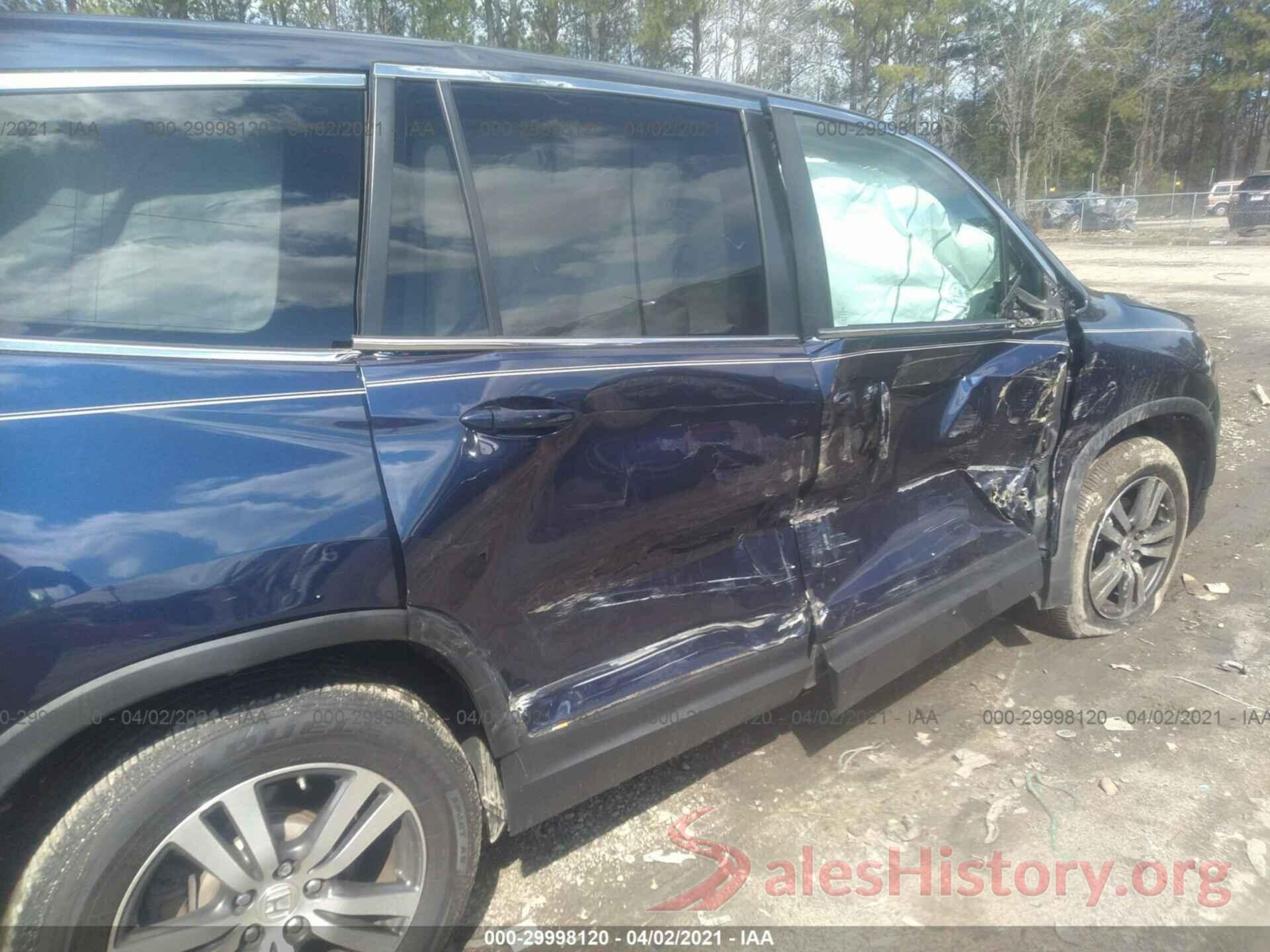 5FNYF5H36GB037420 2016 HONDA PILOT