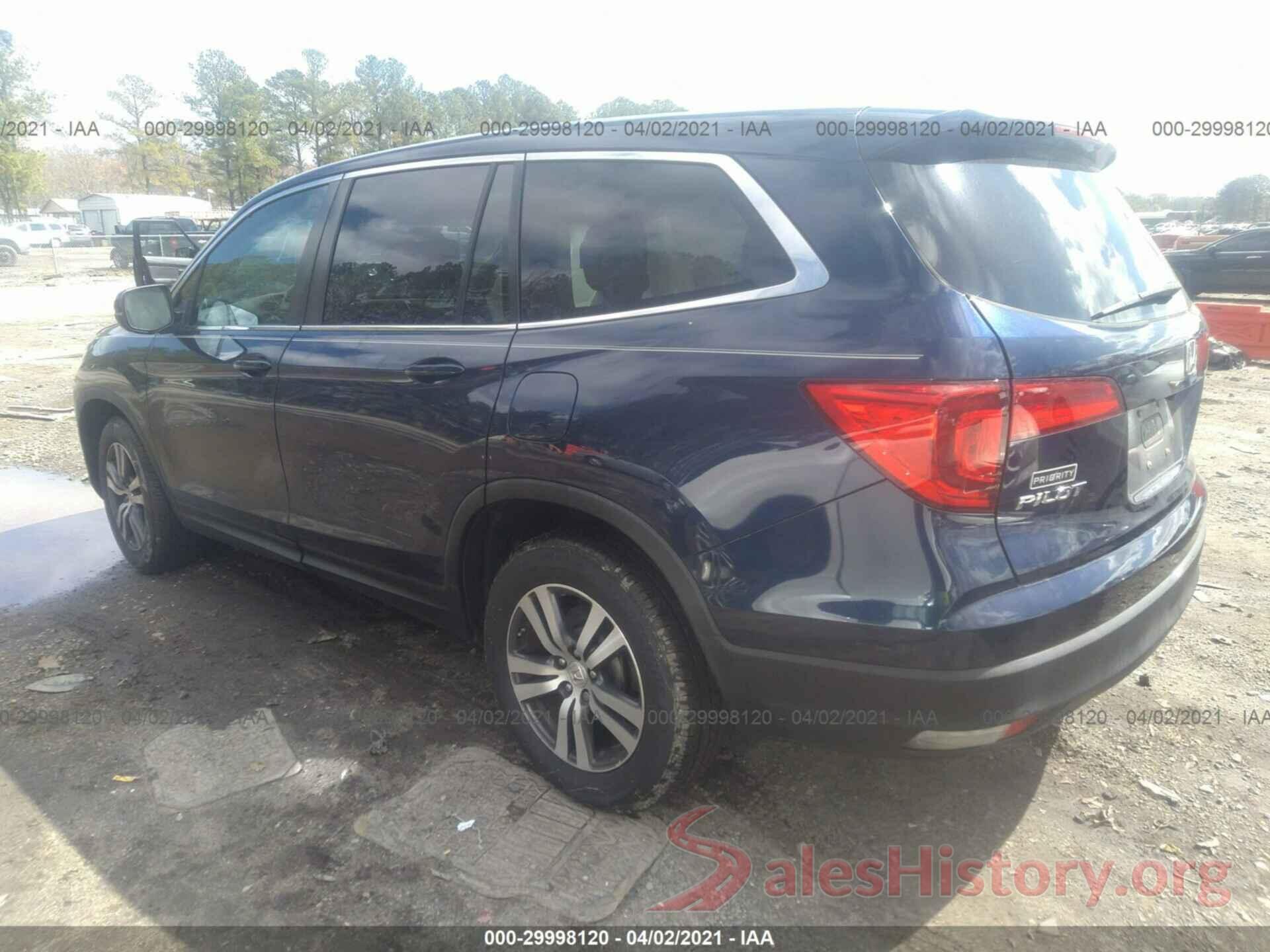 5FNYF5H36GB037420 2016 HONDA PILOT