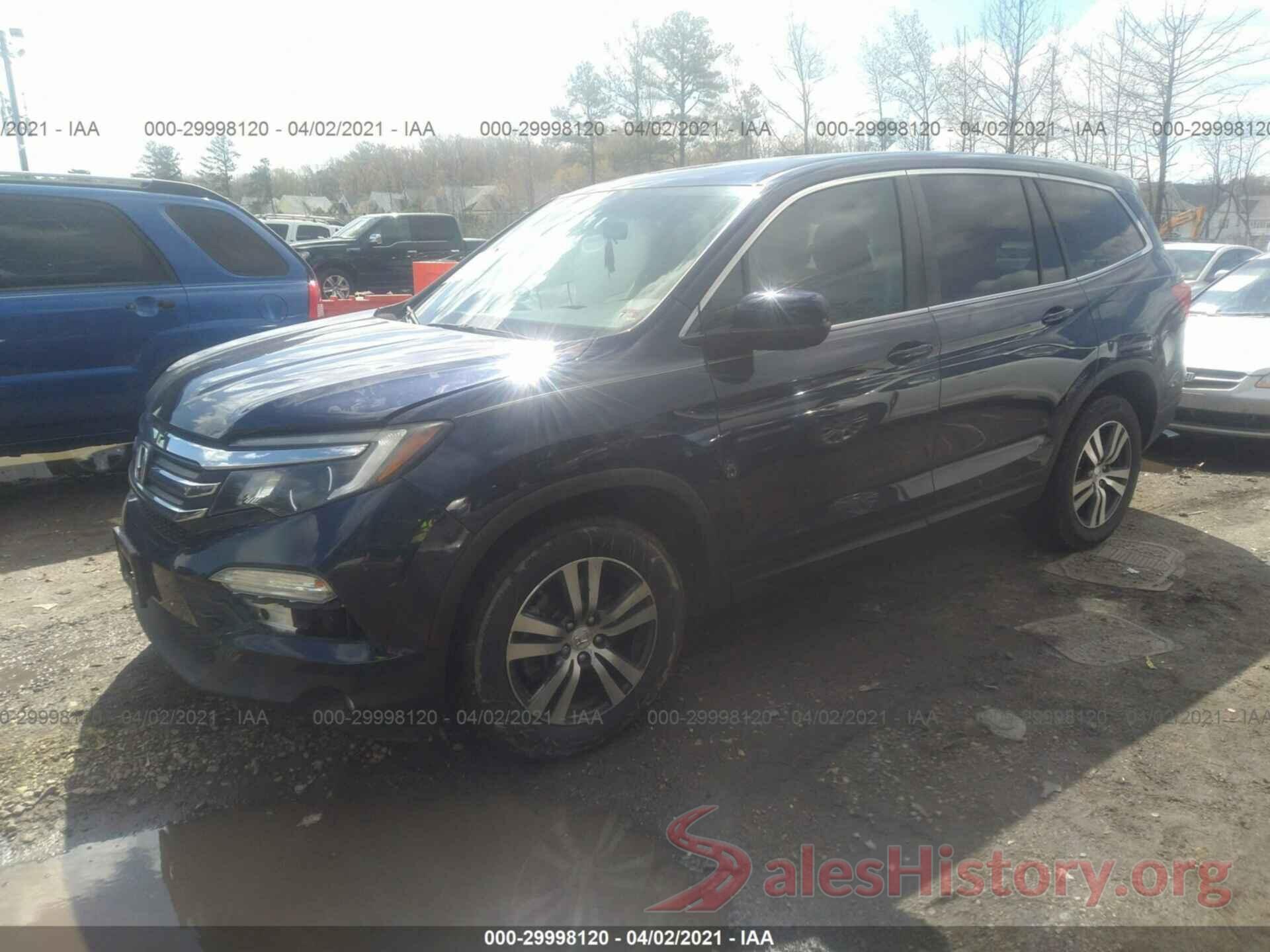 5FNYF5H36GB037420 2016 HONDA PILOT