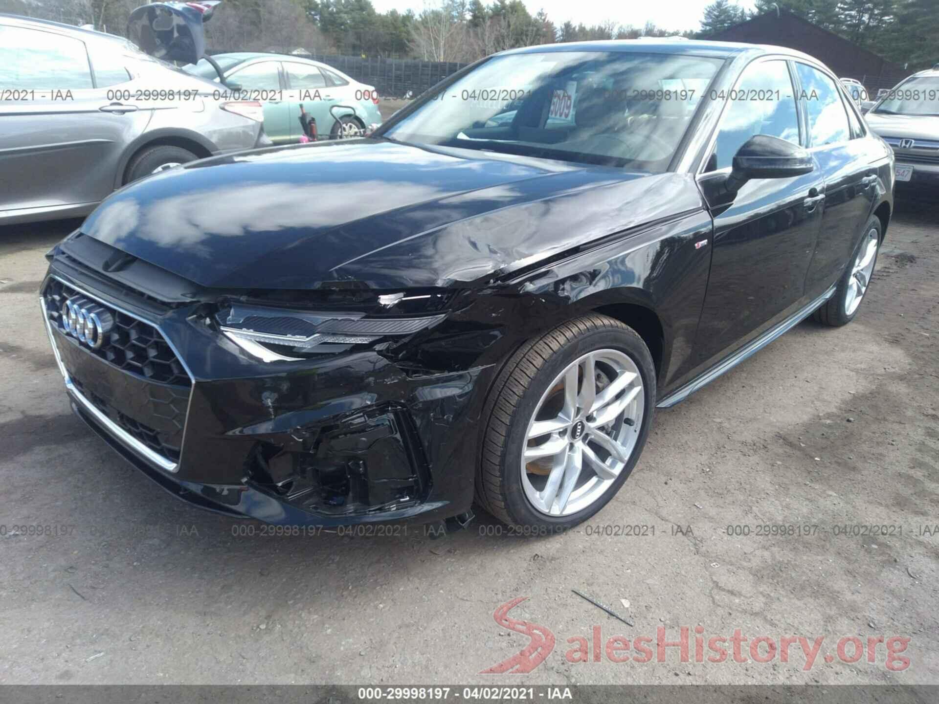 WAUDNAF4XLN008887 2020 AUDI A4