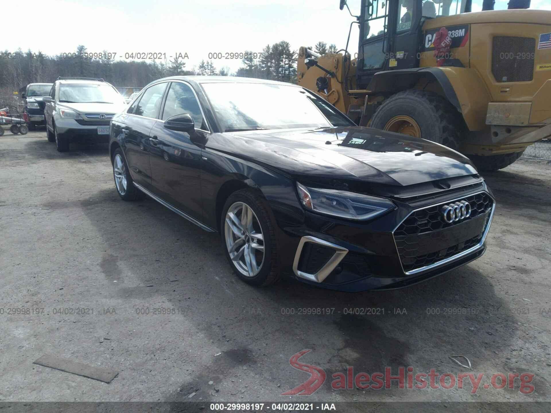 WAUDNAF4XLN008887 2020 AUDI A4