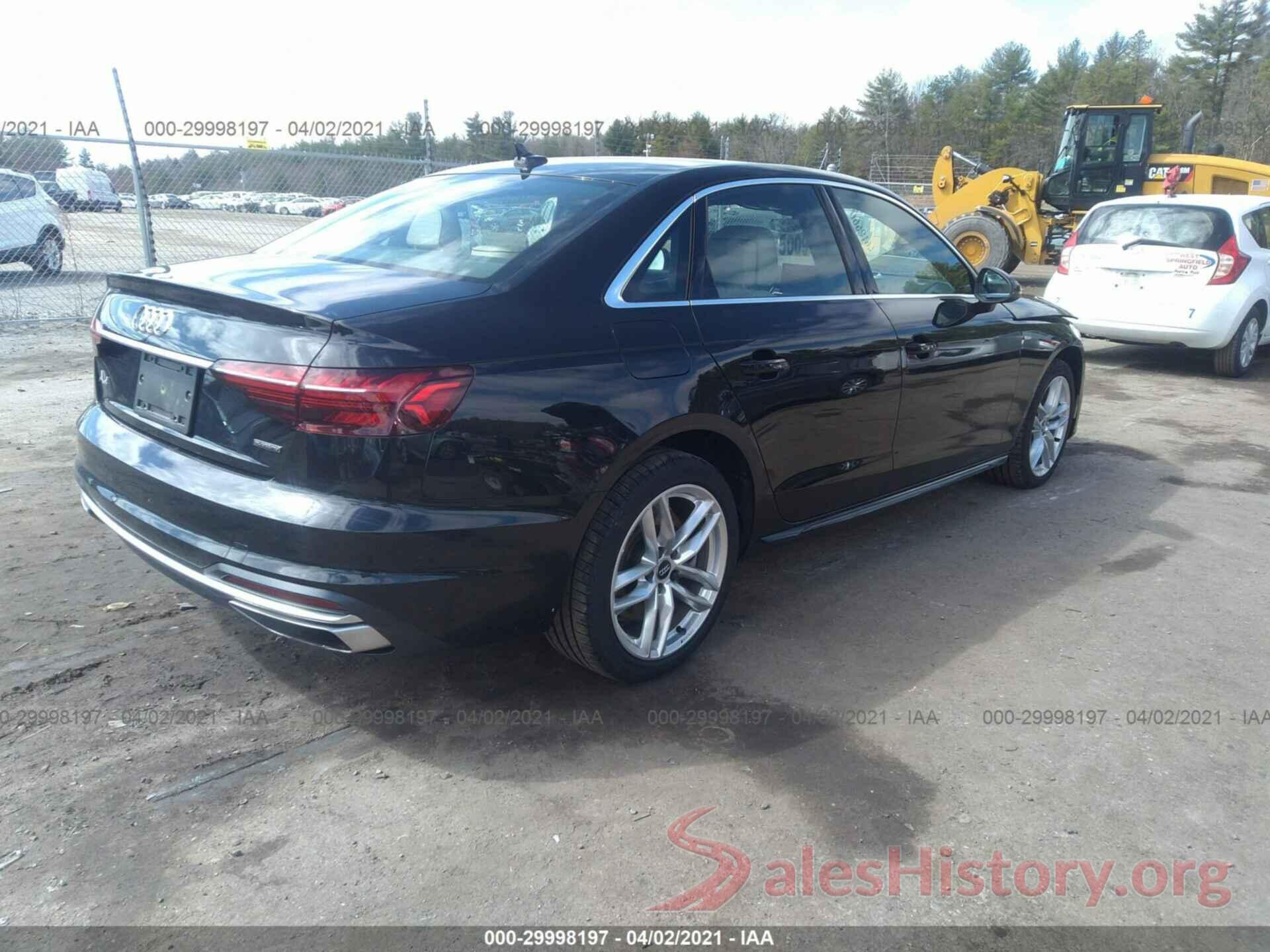 WAUDNAF4XLN008887 2020 AUDI A4