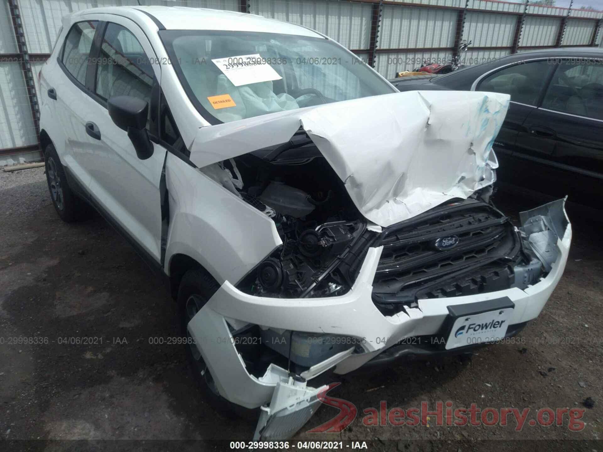 MAJ3S2FE3LC383690 2020 FORD ECOSPORT