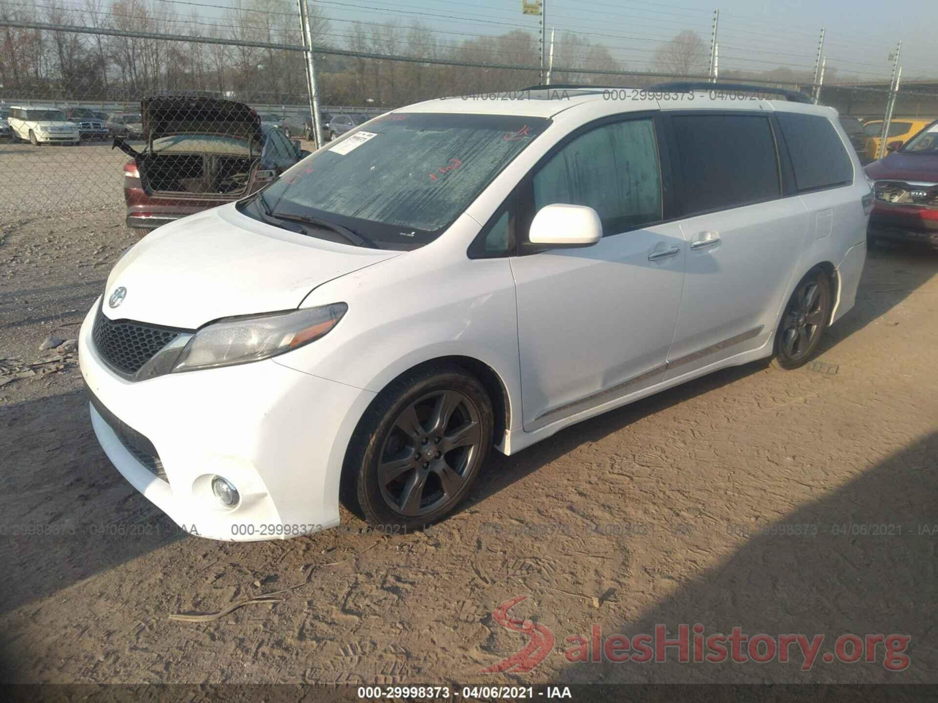 5TDXZ3DC5HS868420 2017 TOYOTA SIENNA