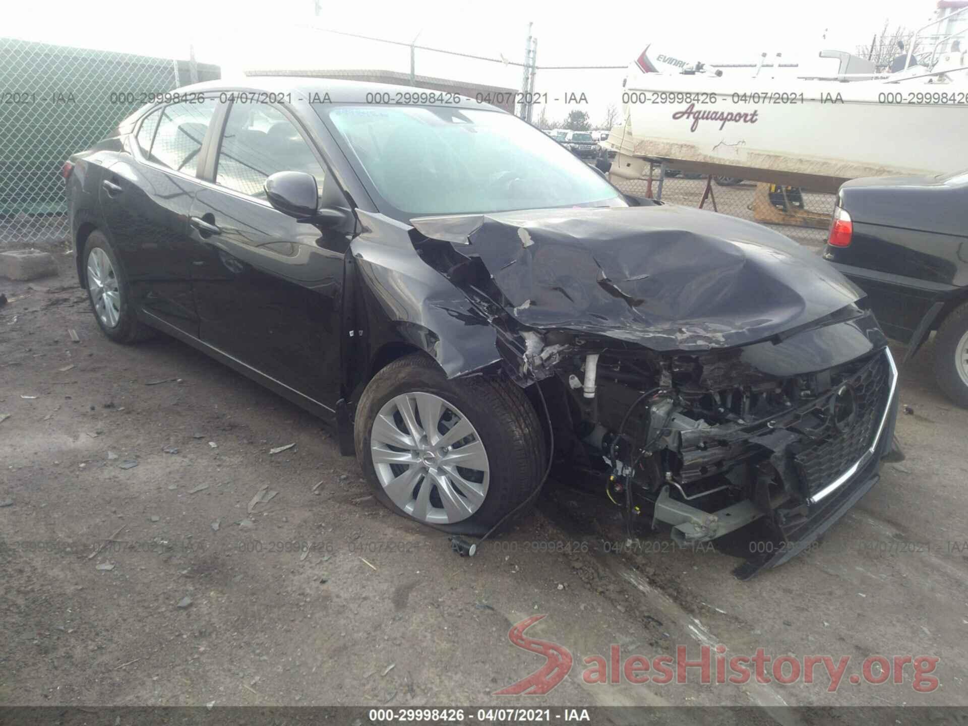 3N1AB8BV2LY300576 2020 NISSAN SENTRA