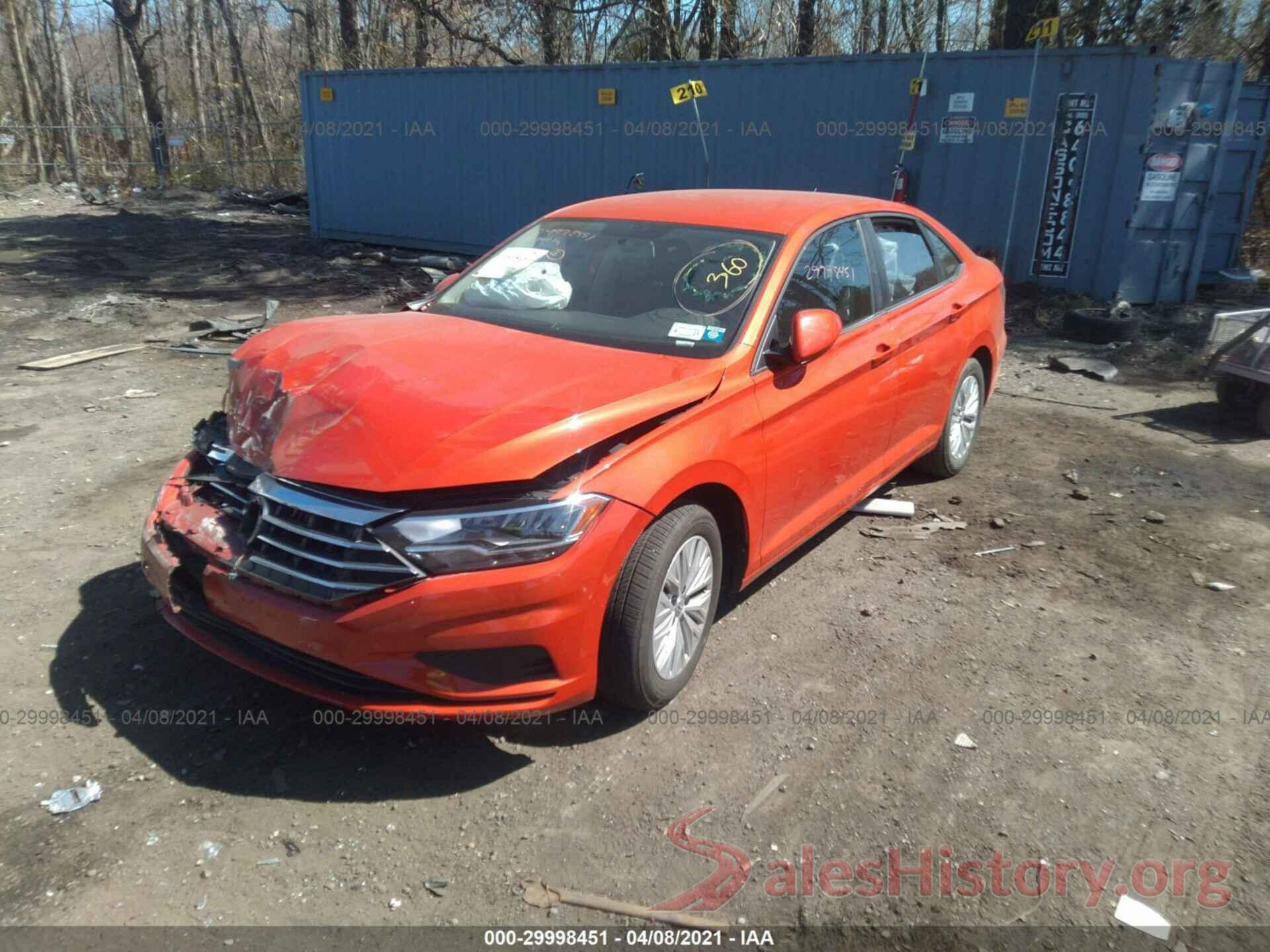 3VWC57BU3KM027567 2019 VOLKSWAGEN JETTA