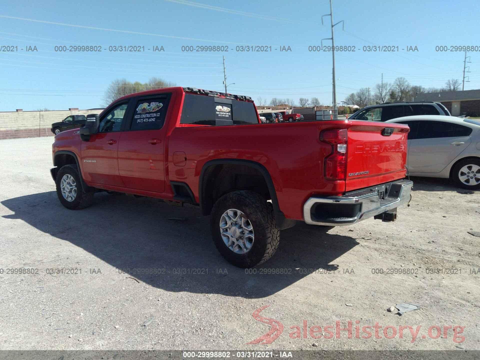 1GC4YNEY2LF186373 2020 CHEVROLET SILVERADO 2500HD