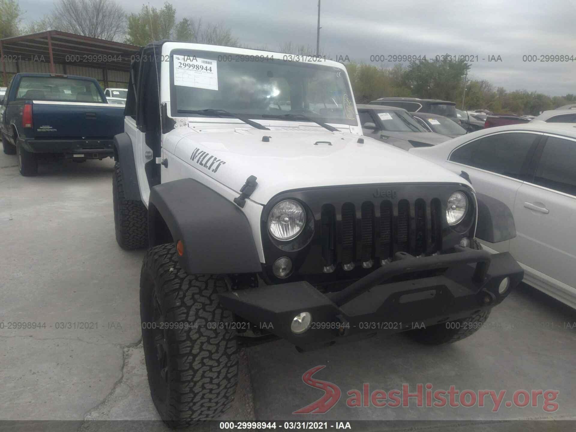 1C4AJWAG2GL301653 2016 JEEP WRANGLER