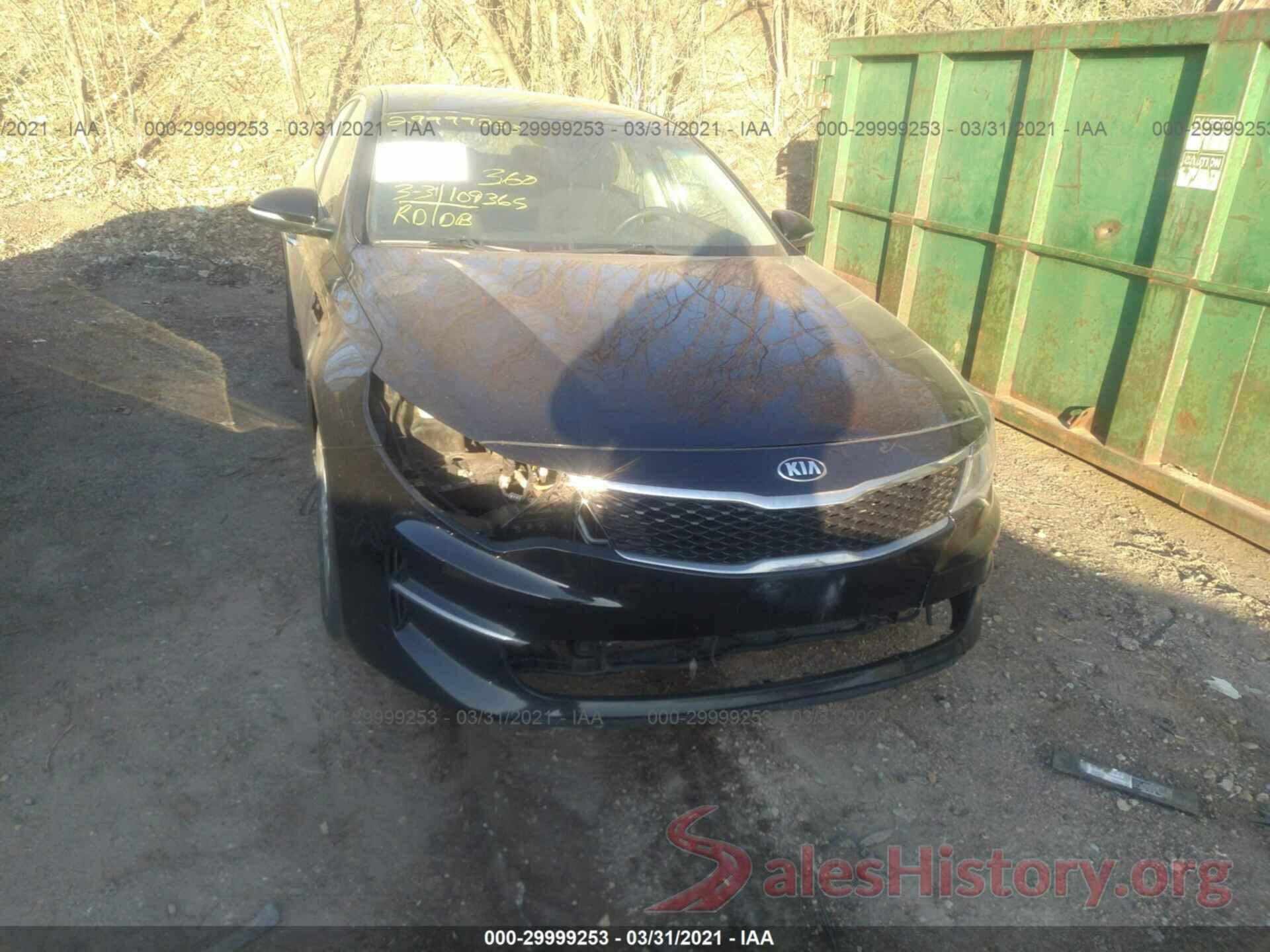 5XXGT4L36GG117058 2016 KIA OPTIMA