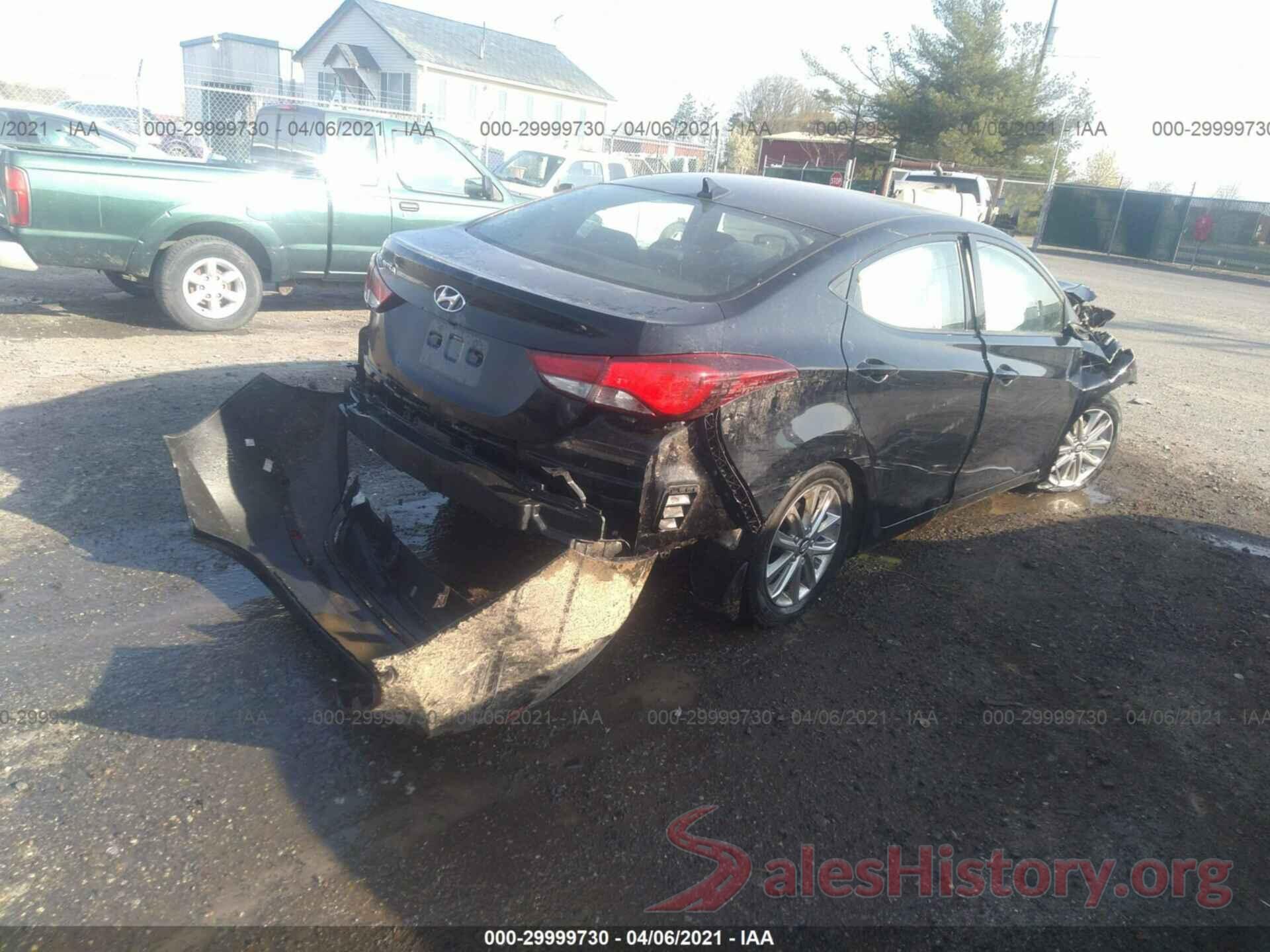 KMHDH4AEXGU487668 2016 HYUNDAI ELANTRA