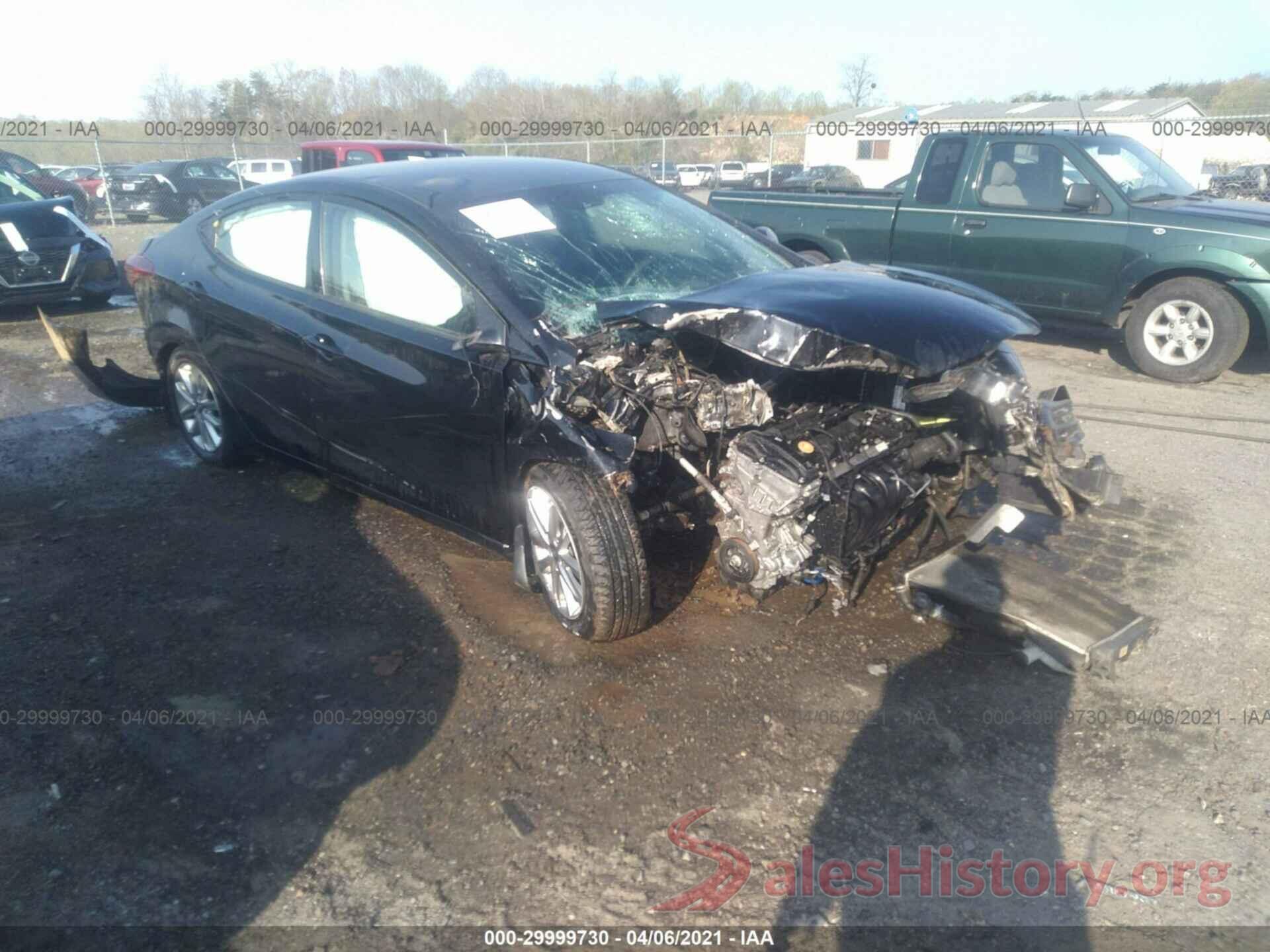 KMHDH4AEXGU487668 2016 HYUNDAI ELANTRA