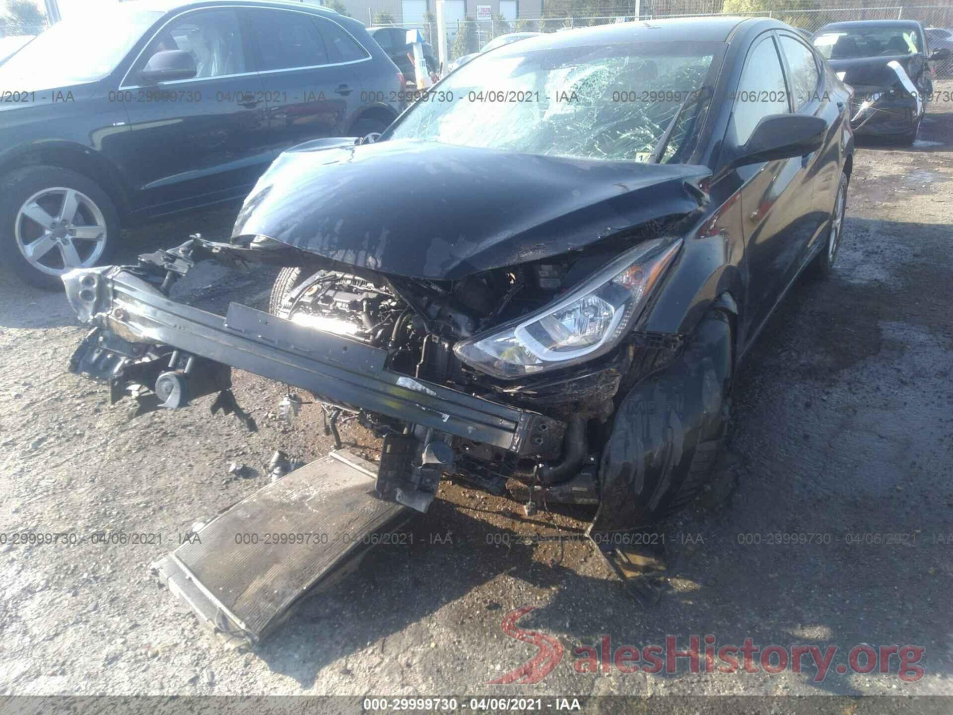 KMHDH4AEXGU487668 2016 HYUNDAI ELANTRA