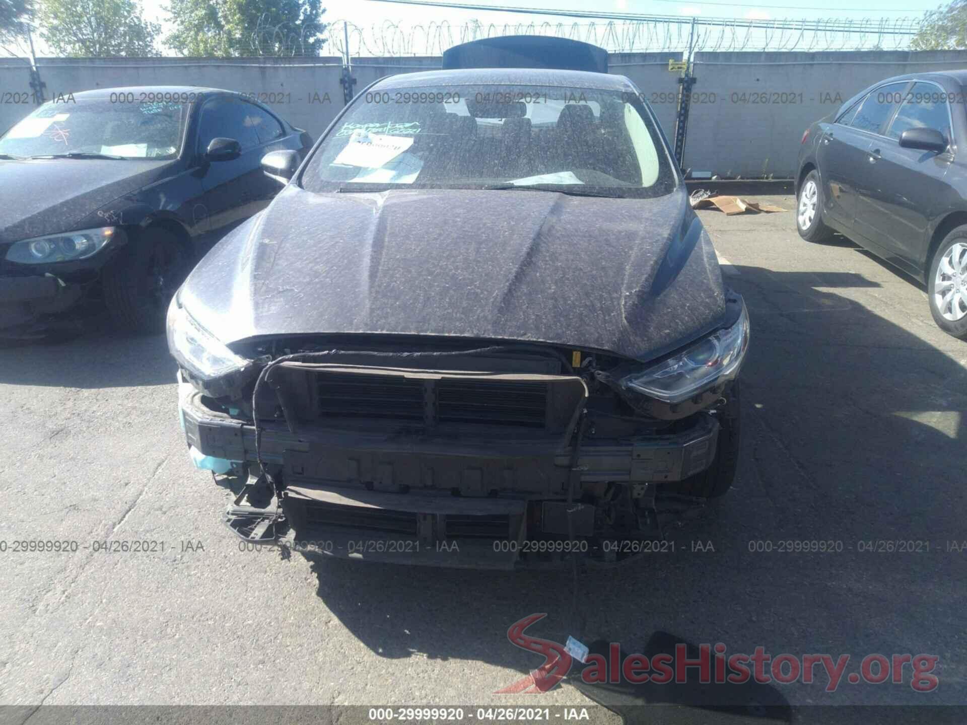 3FA6P0HD1LR156698 2020 FORD FUSION