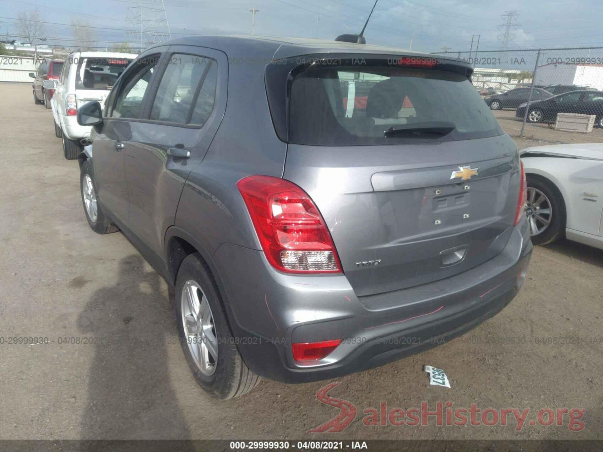 3GNCJKSBXLL161717 2020 CHEVROLET TRAX