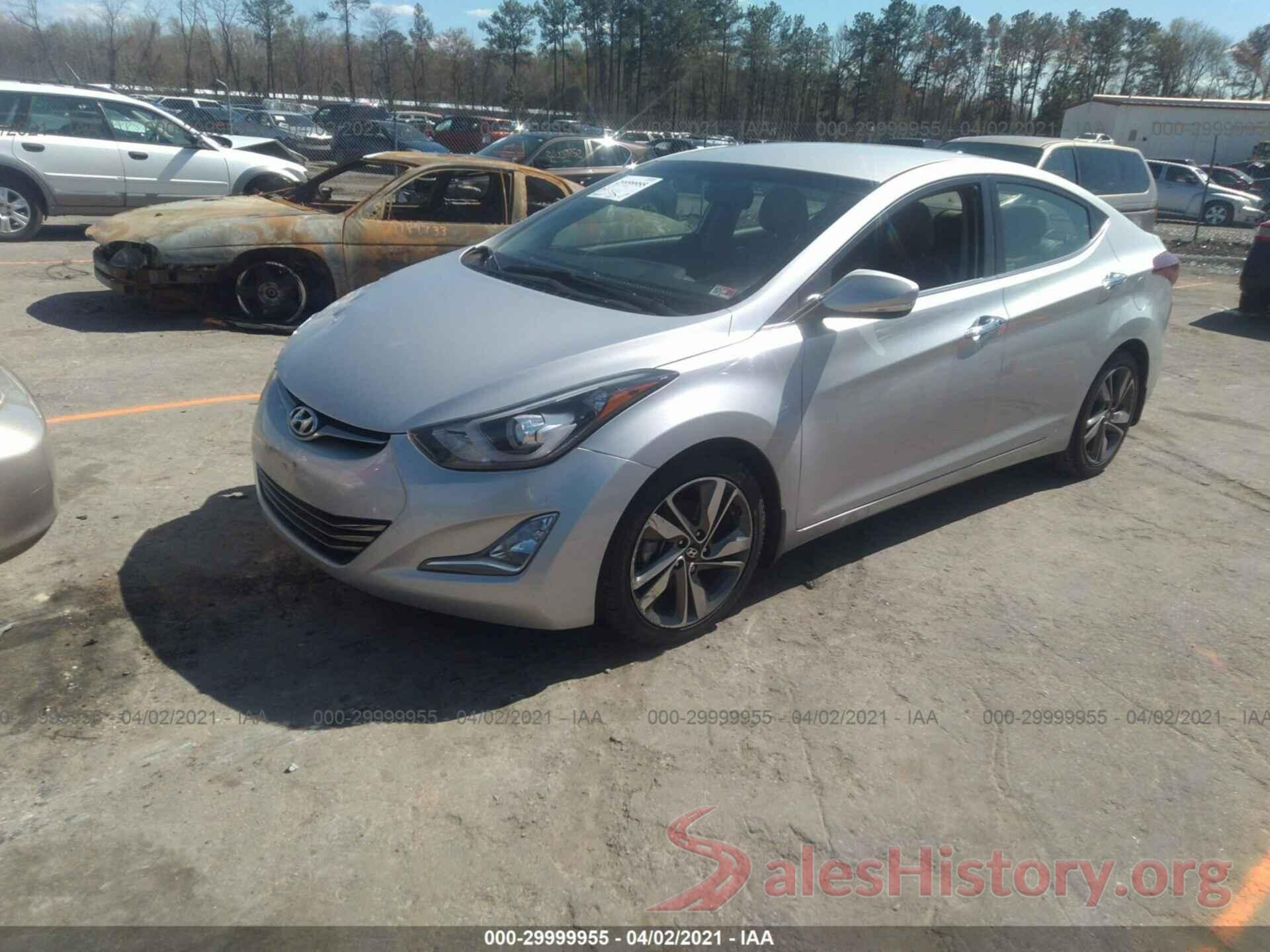 5NPDH4AE1GH720710 2016 HYUNDAI ELANTRA