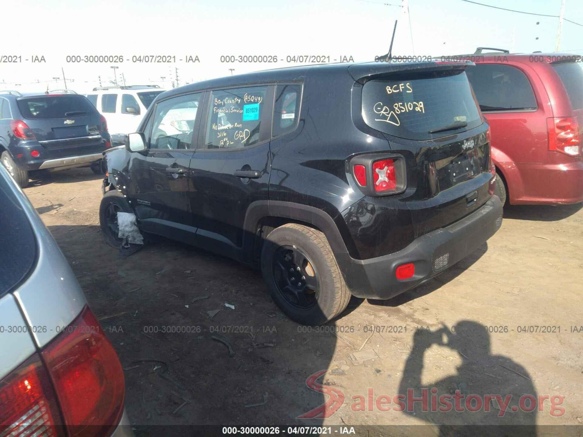 ZACNJAAB9LPL68763 2020 JEEP RENEGADE