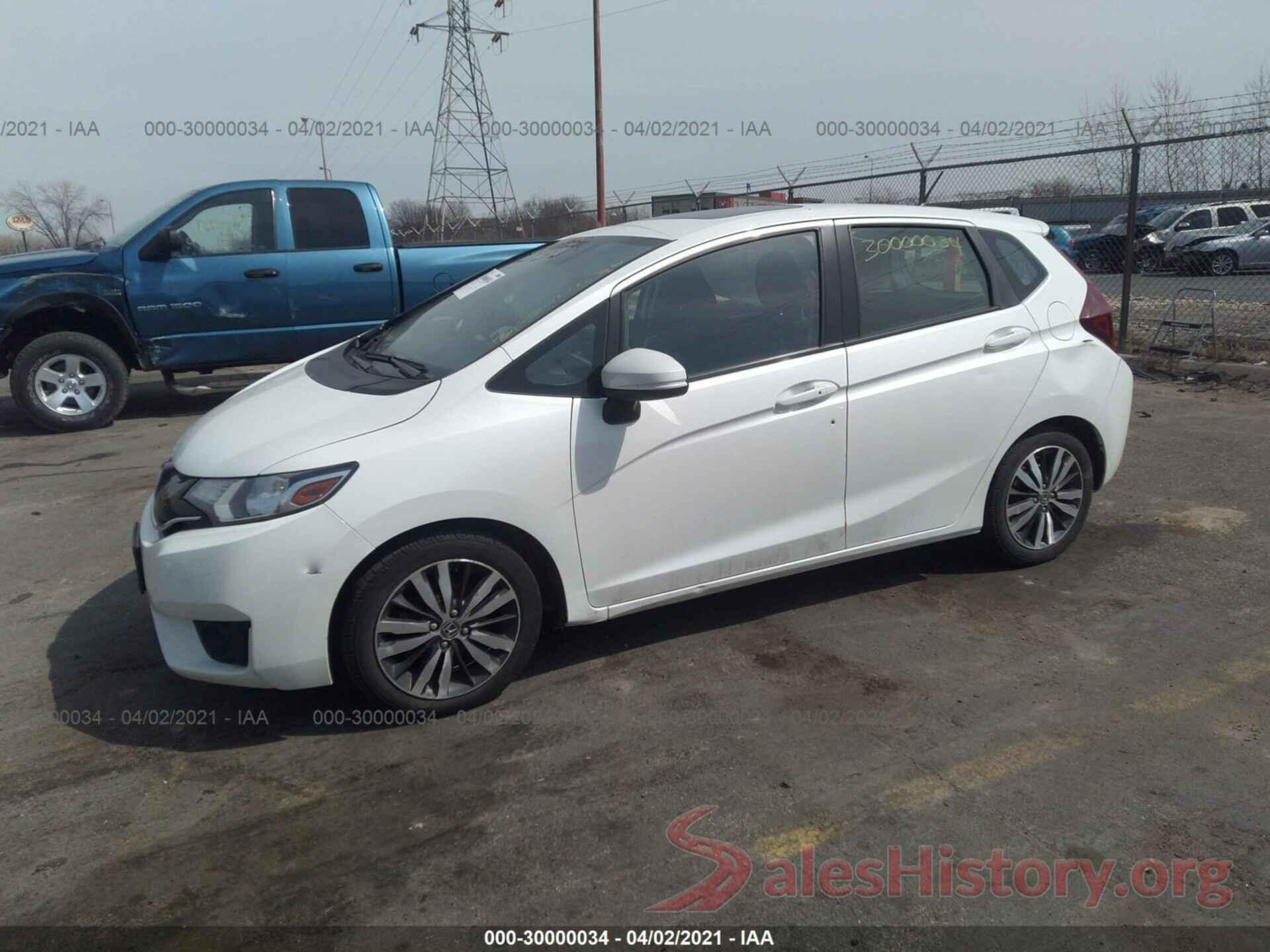 JHMGK5H76GX043667 2016 HONDA FIT