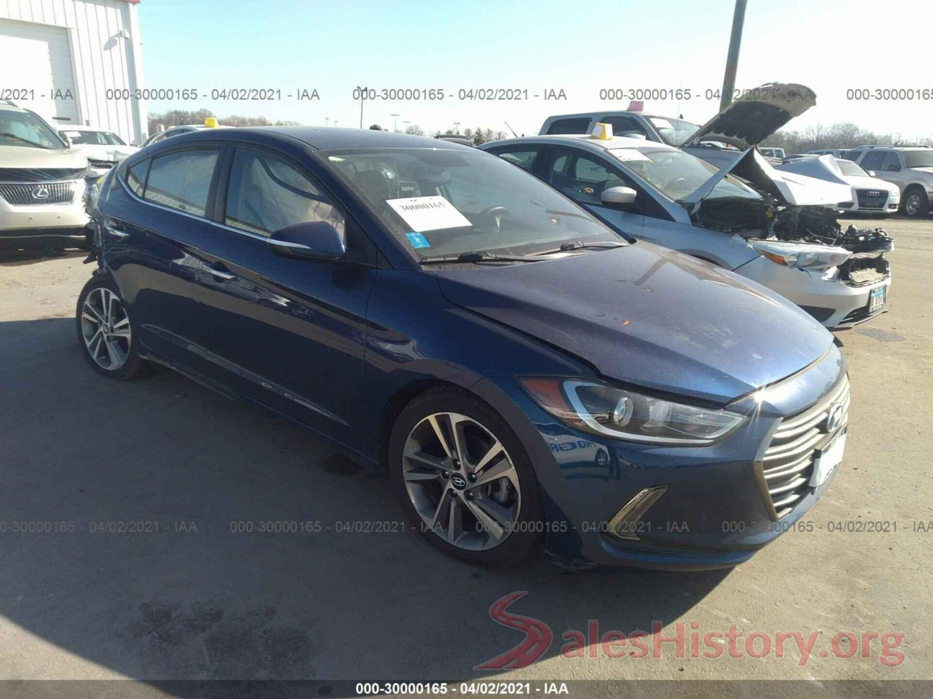 5NPD84LF7HH004806 2017 HYUNDAI ELANTRA